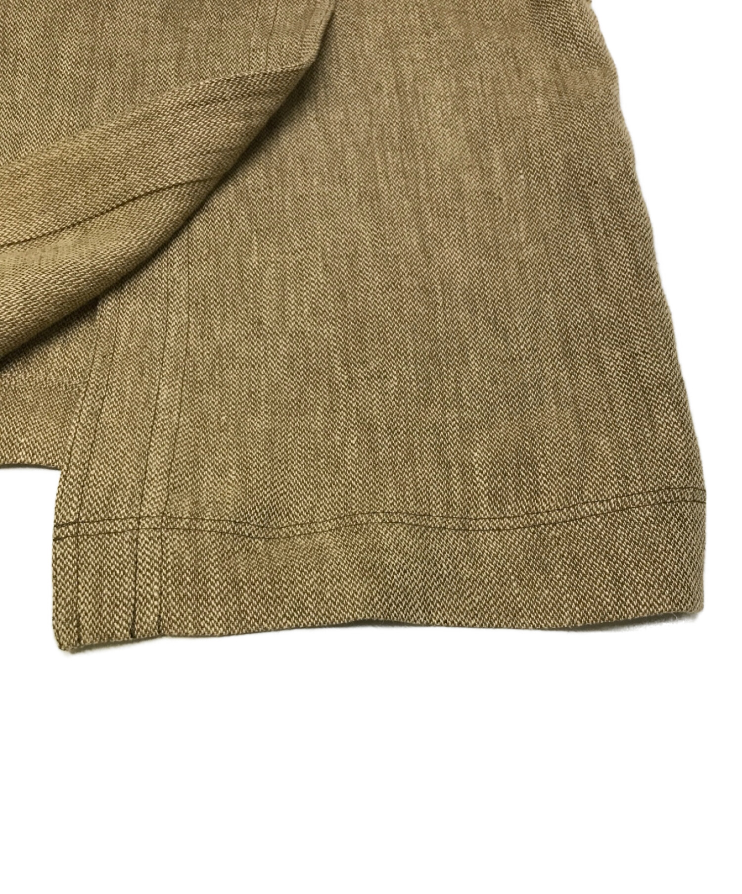 TODAYFUL (トゥデイフル) Asymmetry Linen Vest ベージュ サイズ:38