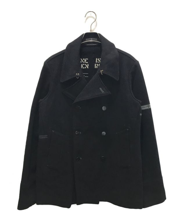 中古・古着通販】STONE ISLAND (ストーンアイランド) 07AW Pコート ブラック サイズ:L｜ブランド・古着通販  トレファク公式【TREFAC FASHION】スマホサイト