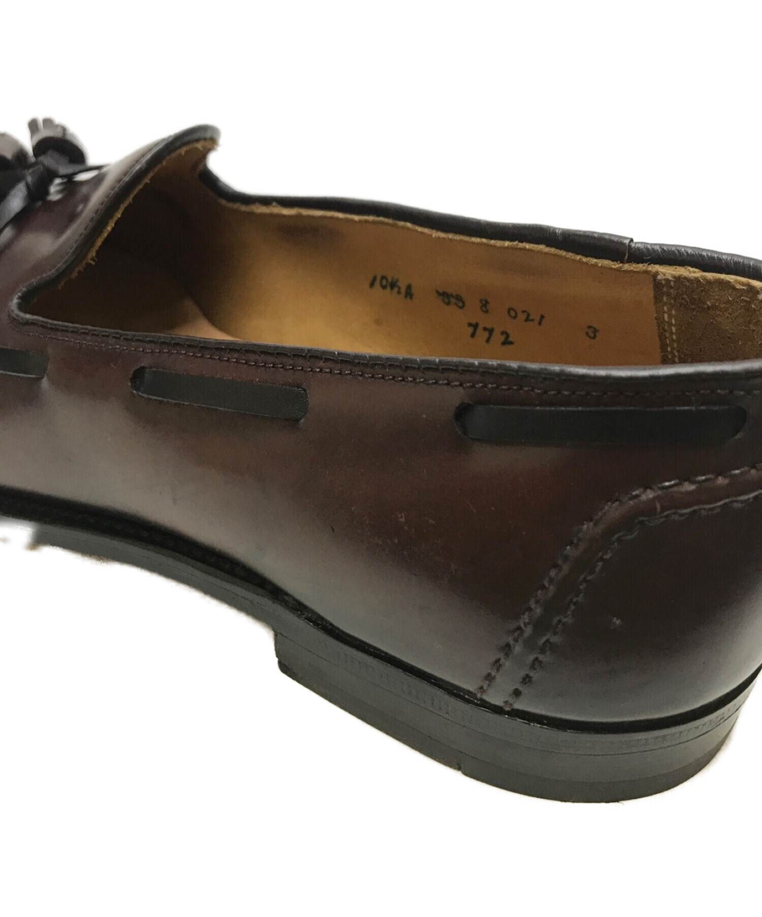 BROOKS BROTHERS (ブルックスブラザーズ) Alden (オールデン) 別注 772 コードバンタッセルローファー ブラウン  サイズ:10 1/2 A