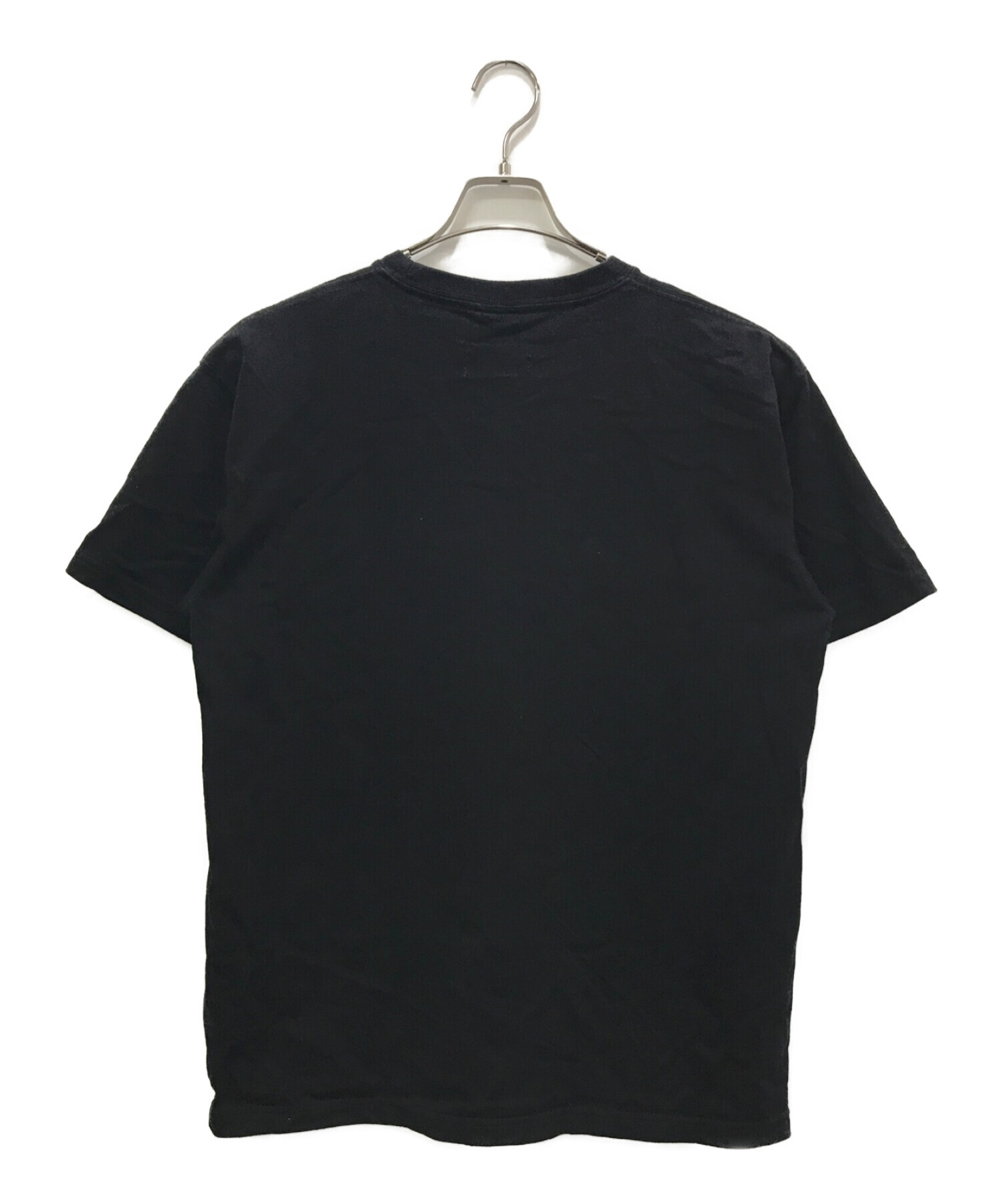 YOHJI YAMAMOTO (ヨウジヤマモト) New Era (ニューエラ) ロゴ刺繍Tシャツ ブラック サイズ:XL