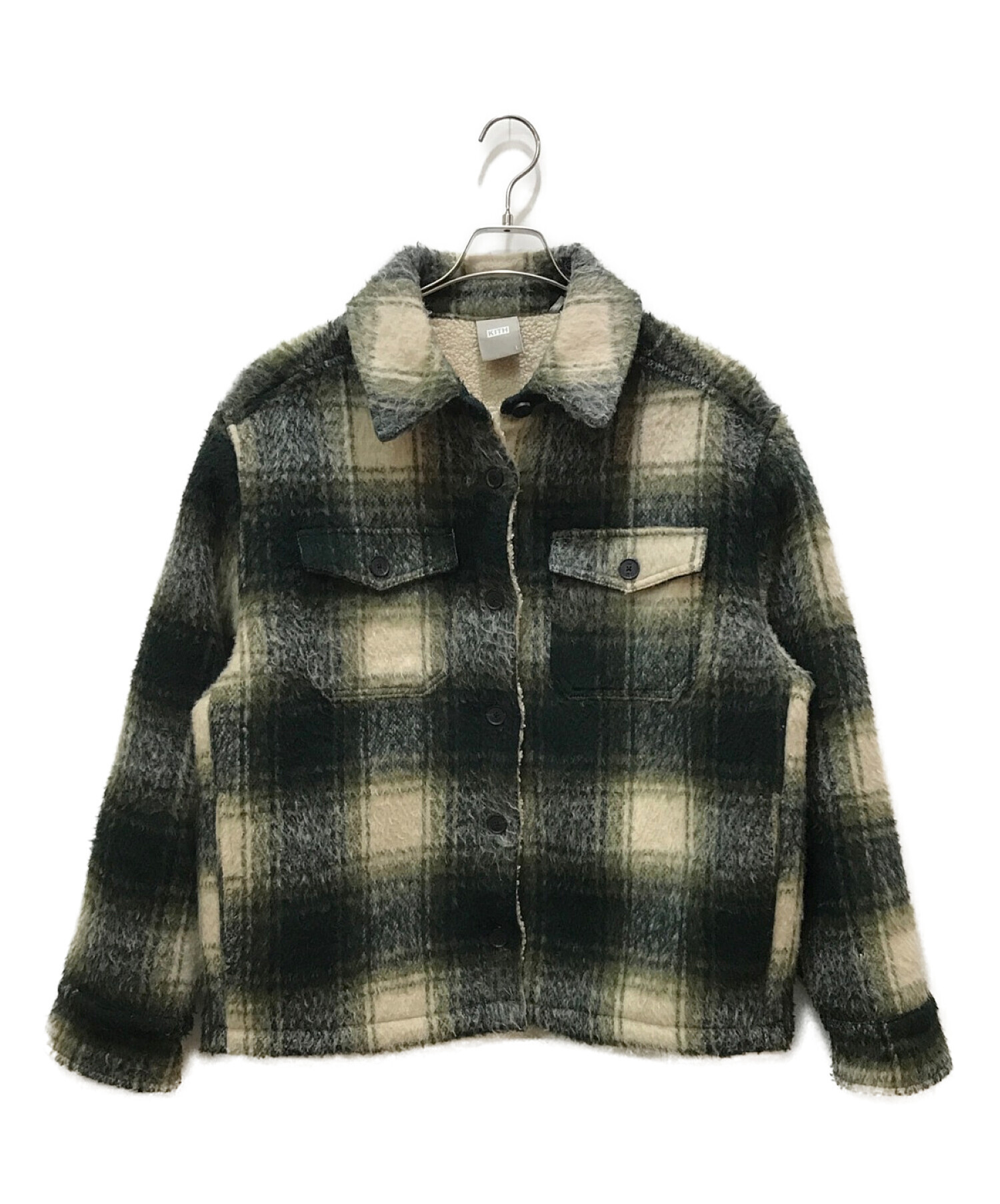 KITH (キス) sheridan shirt jacket（シェリダンシャツジャケット） グリーン サイズ:L