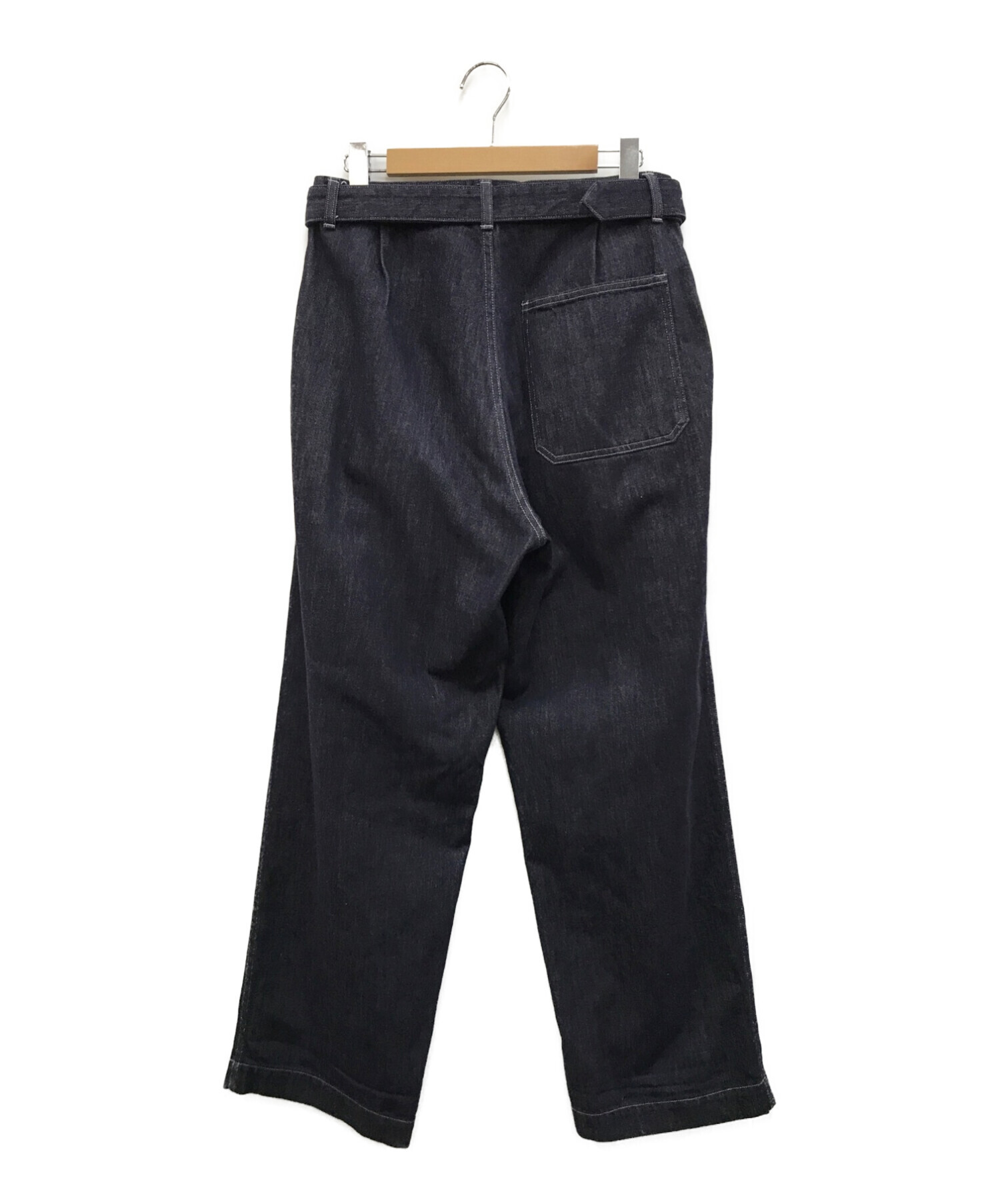 Graphpaper (グラフペーパー) Colorfast Denim Belted Pants インディゴ サイズ:1