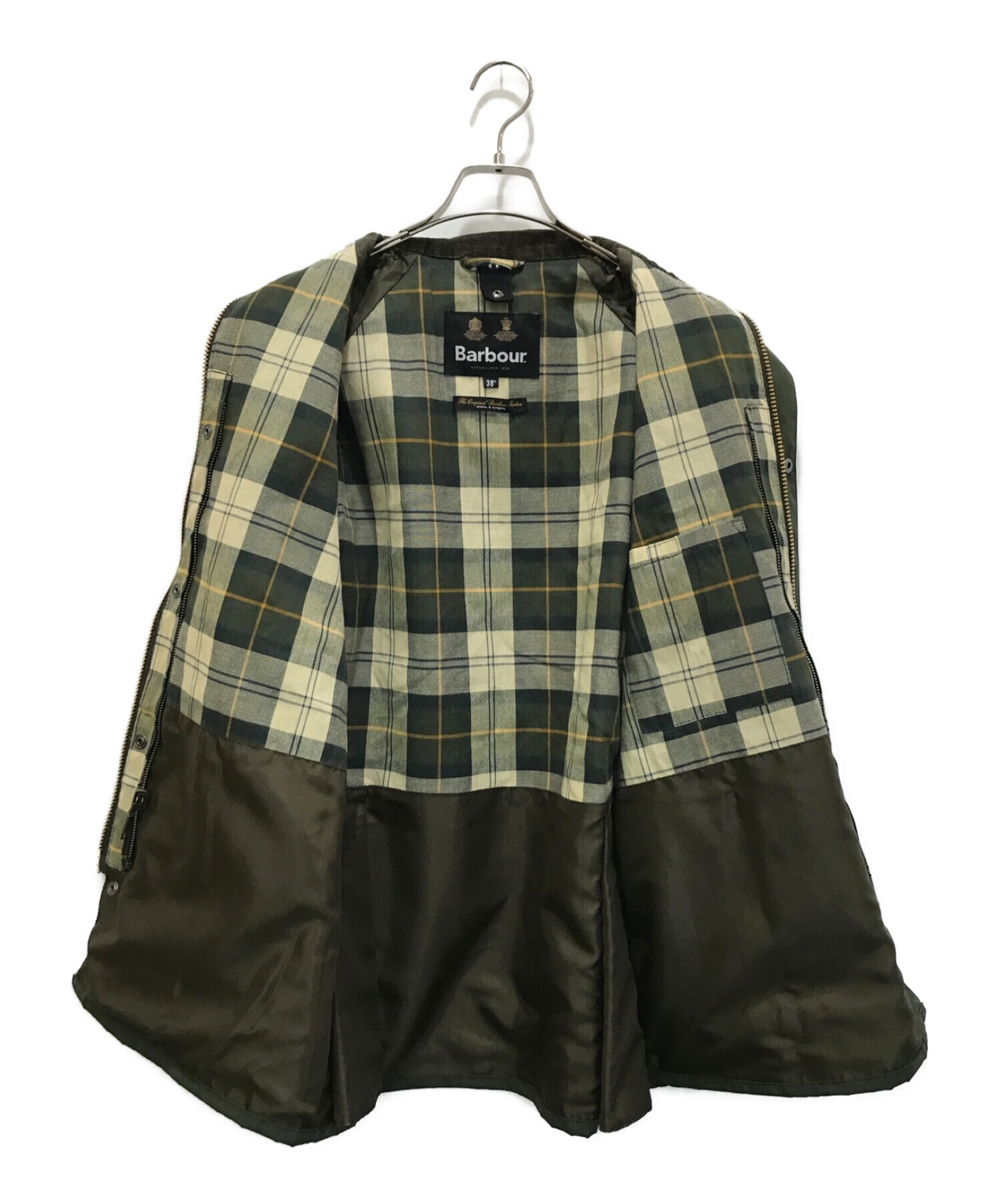 Barbour (バブアー) BEDALE SL 2LAYER ジャケット カーキ サイズ:38