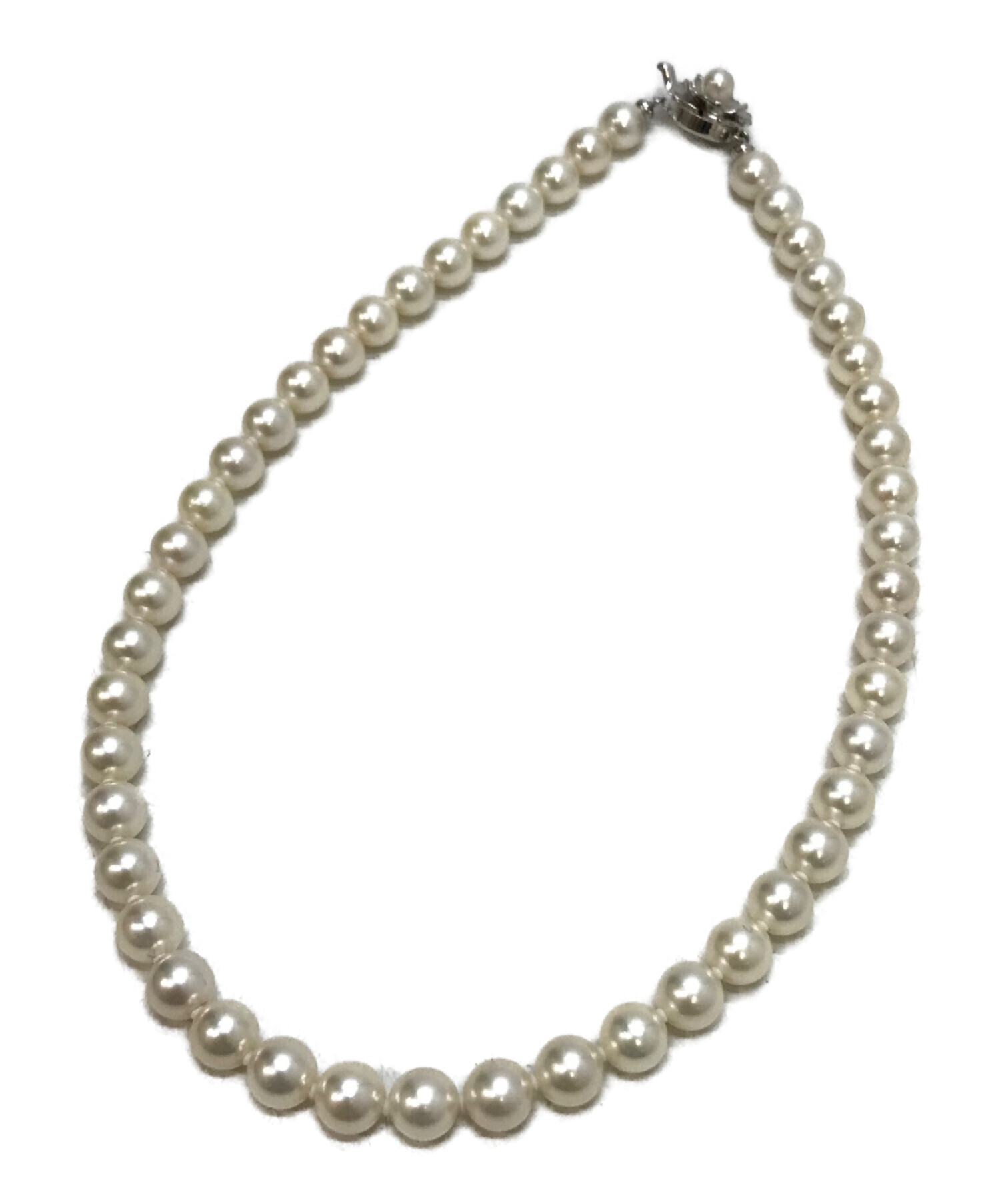MELSA パールネックレス　真珠　silverバラ売りも可能です