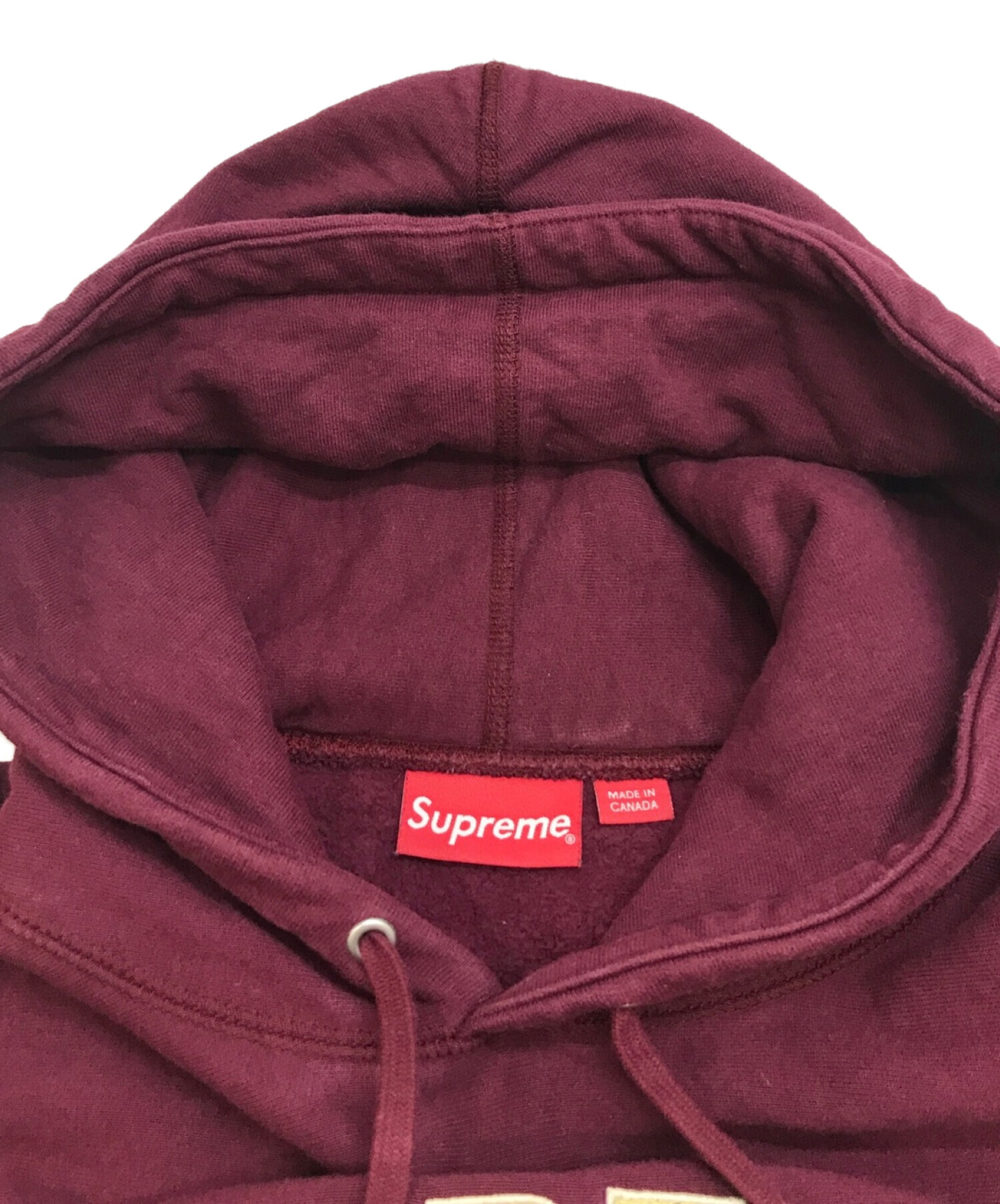 SUPREME (シュプリーム) 17AW Centerpiece Hooded Sweatshirt ボルドー サイズ:S