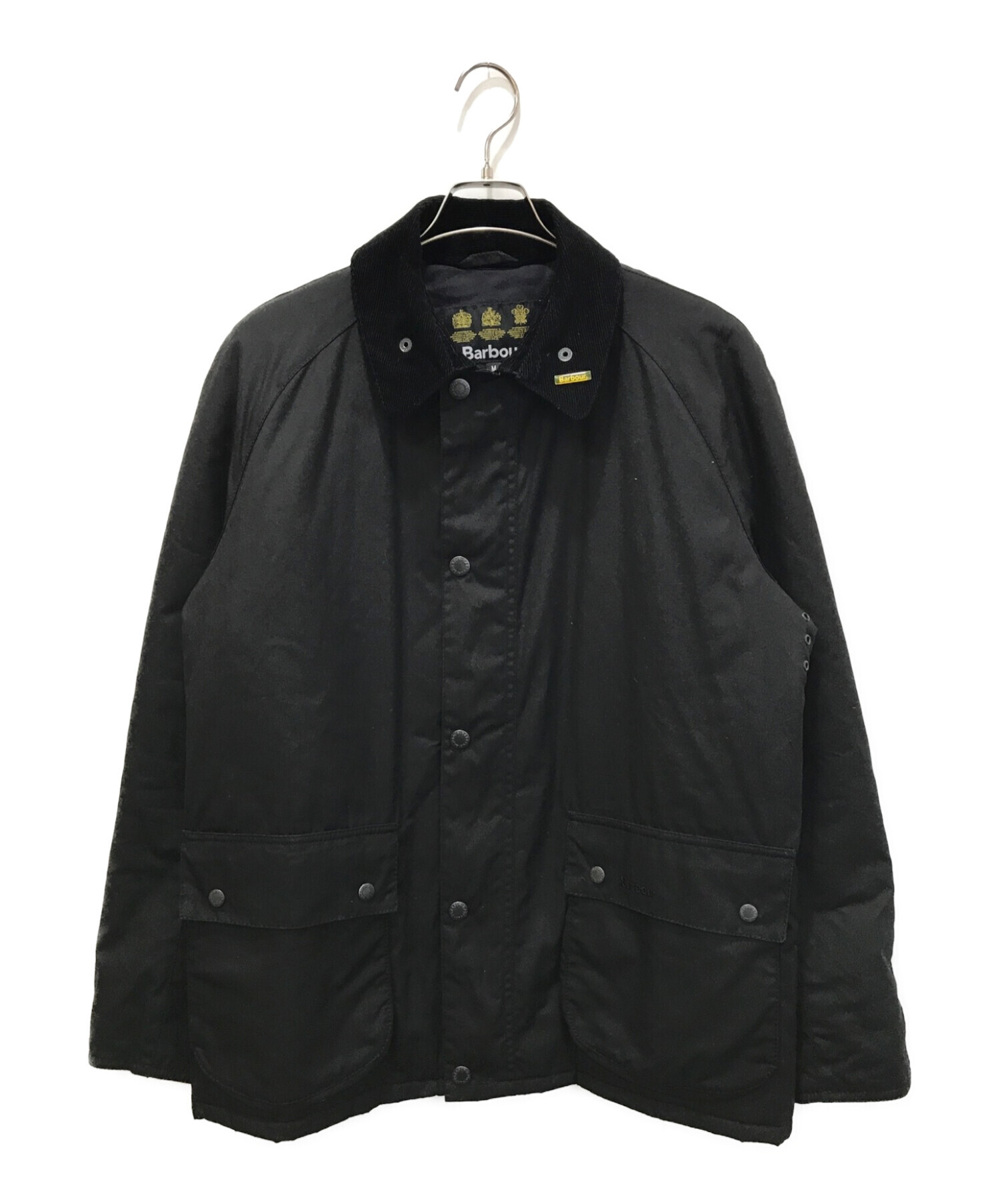 Barbour (バブアー) STRATHYRE WAX JACKET ブラック サイズ:M