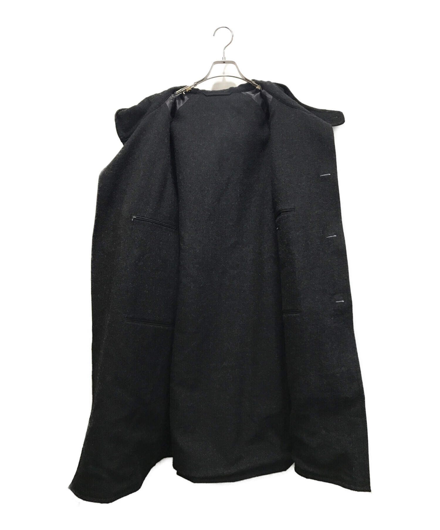 COMOLI (コモリ) フーデッドコート ブラック サイズ:1