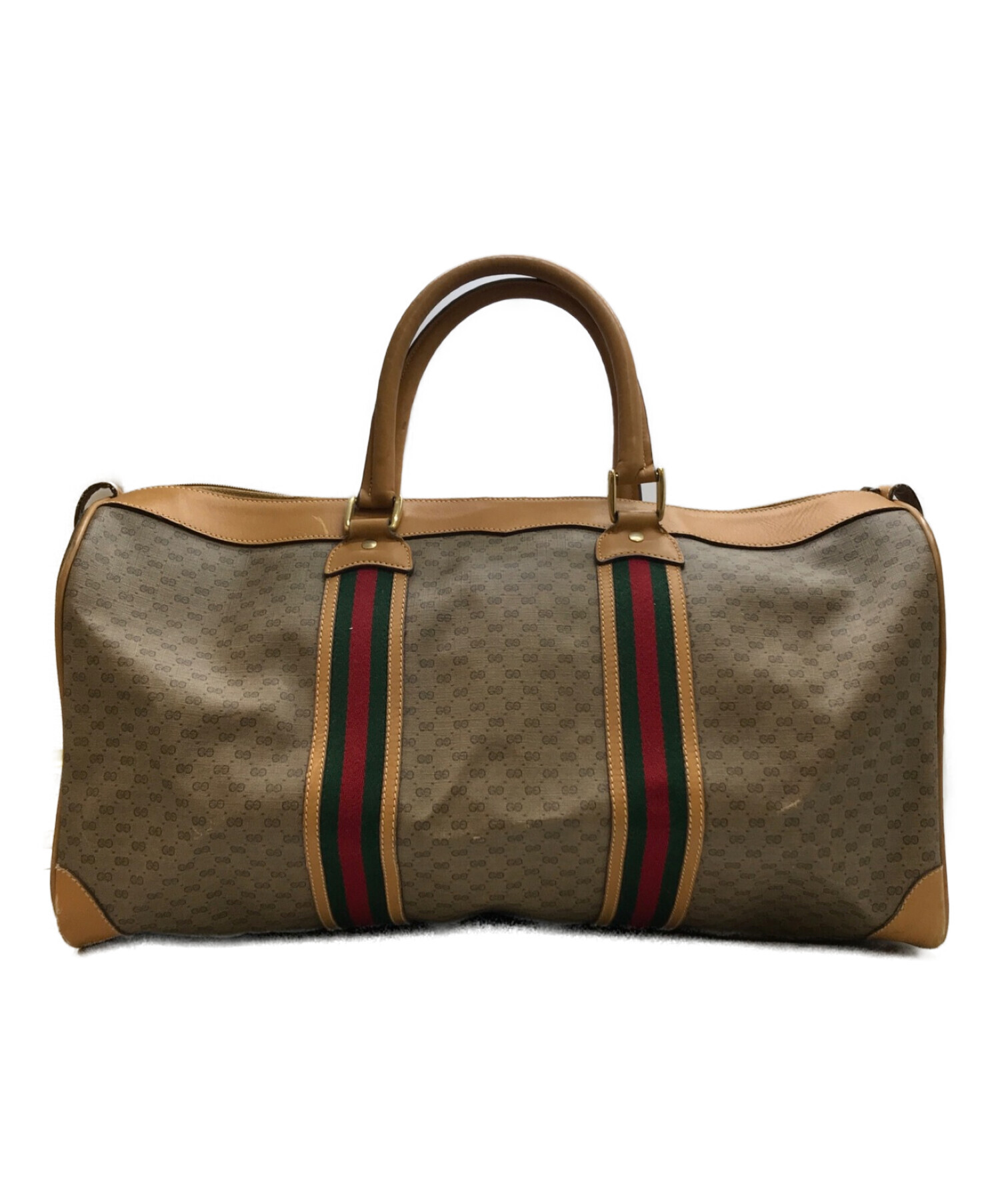 中古・古着通販】GUCCI (グッチ) シェリーラインボストンバッグ ベージュ｜ブランド・古着通販 トレファク公式【TREFAC  FASHION】スマホサイト