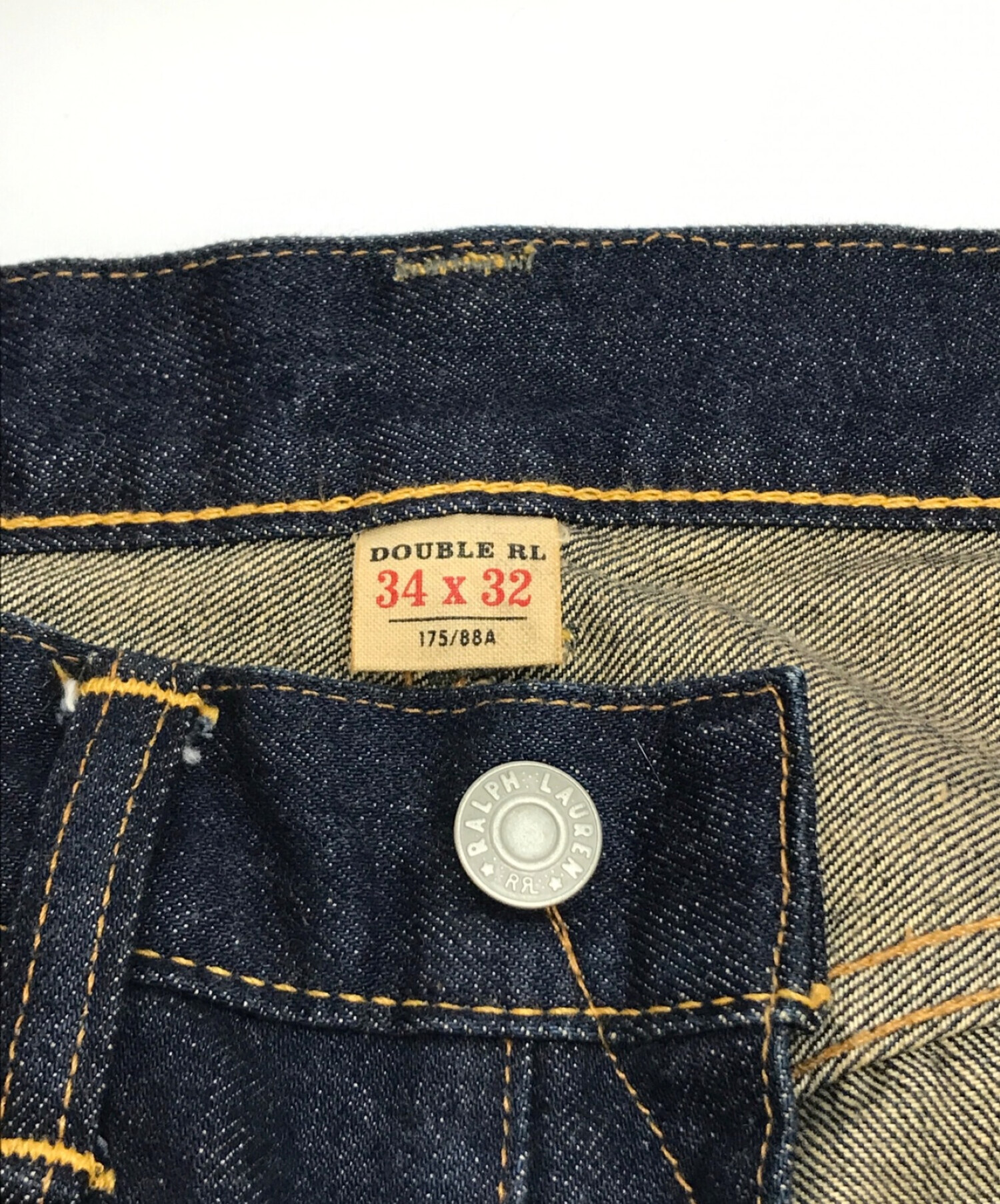 中古・古着通販】RRL (ダブルアールエル) ストレートデニムパンツ