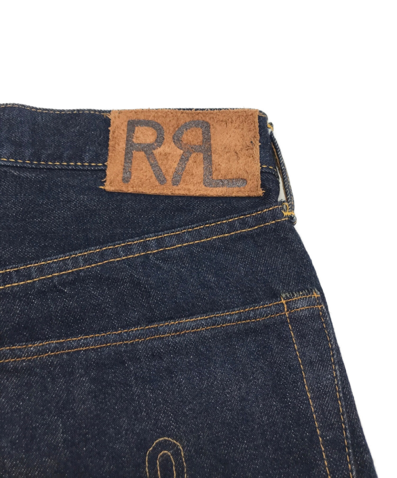 中古・古着通販】RRL (ダブルアールエル) ストレートデニムパンツ