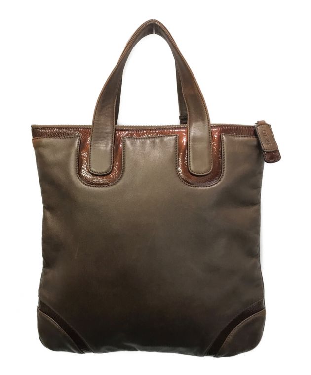 【中古・古着通販】LOEWE (ロエベ) ナッパレザースクエア