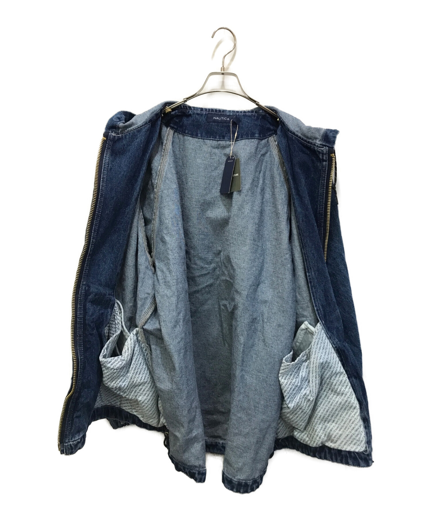 NAUTICA (ノーティカ) hooded denim jacket（フーデッドデニムジャケット） インディゴ サイズ:L 未使用品