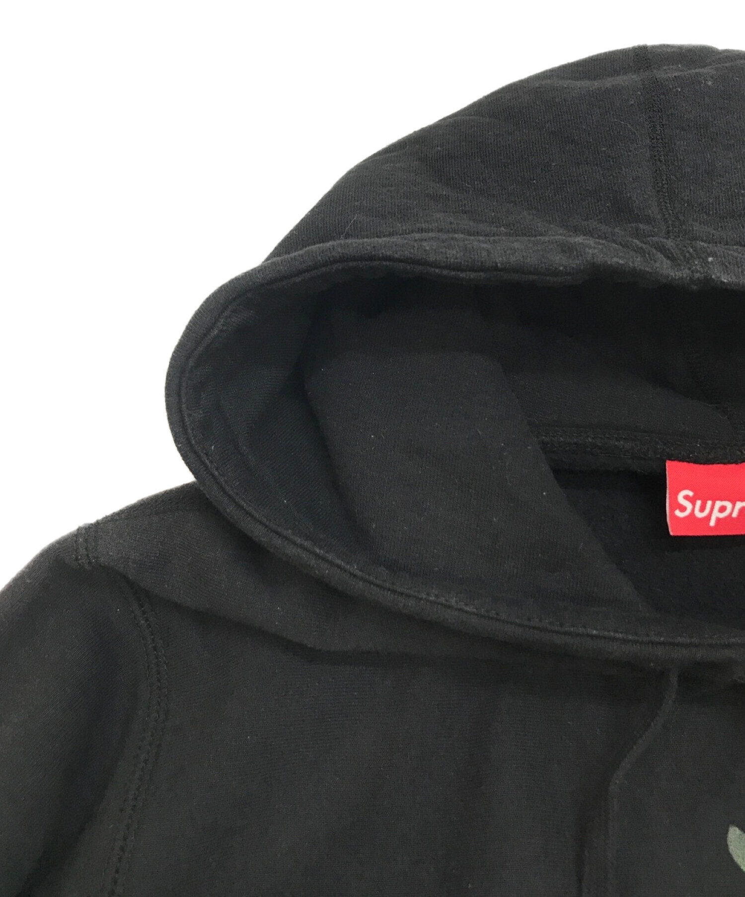 SUPREME (シュプリーム) Apple Hooded Sweatshirt ブラック サイズ:M