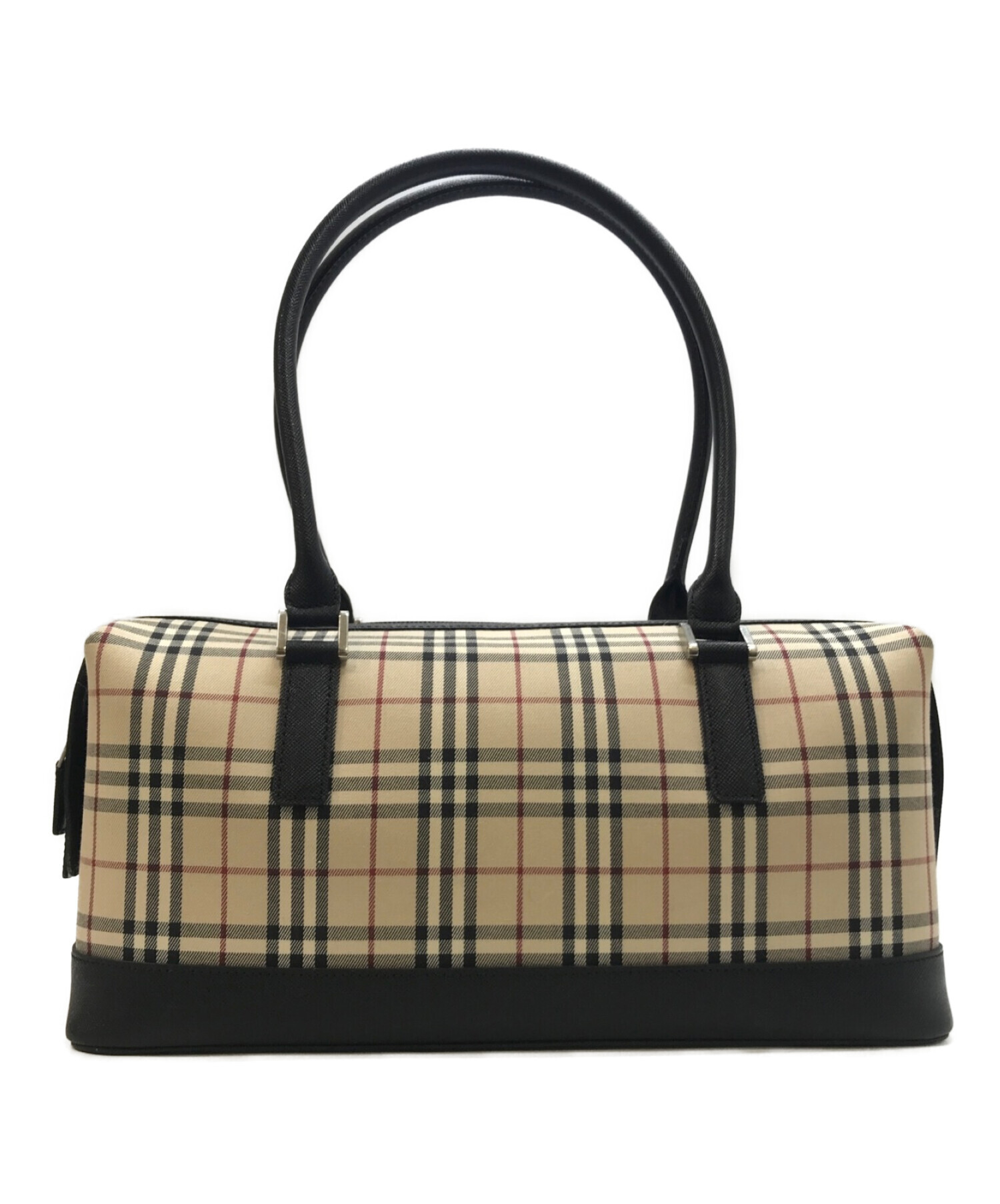 中古・古着通販】BURBERRY (バーバリー) ノバチェックハンドバッグ