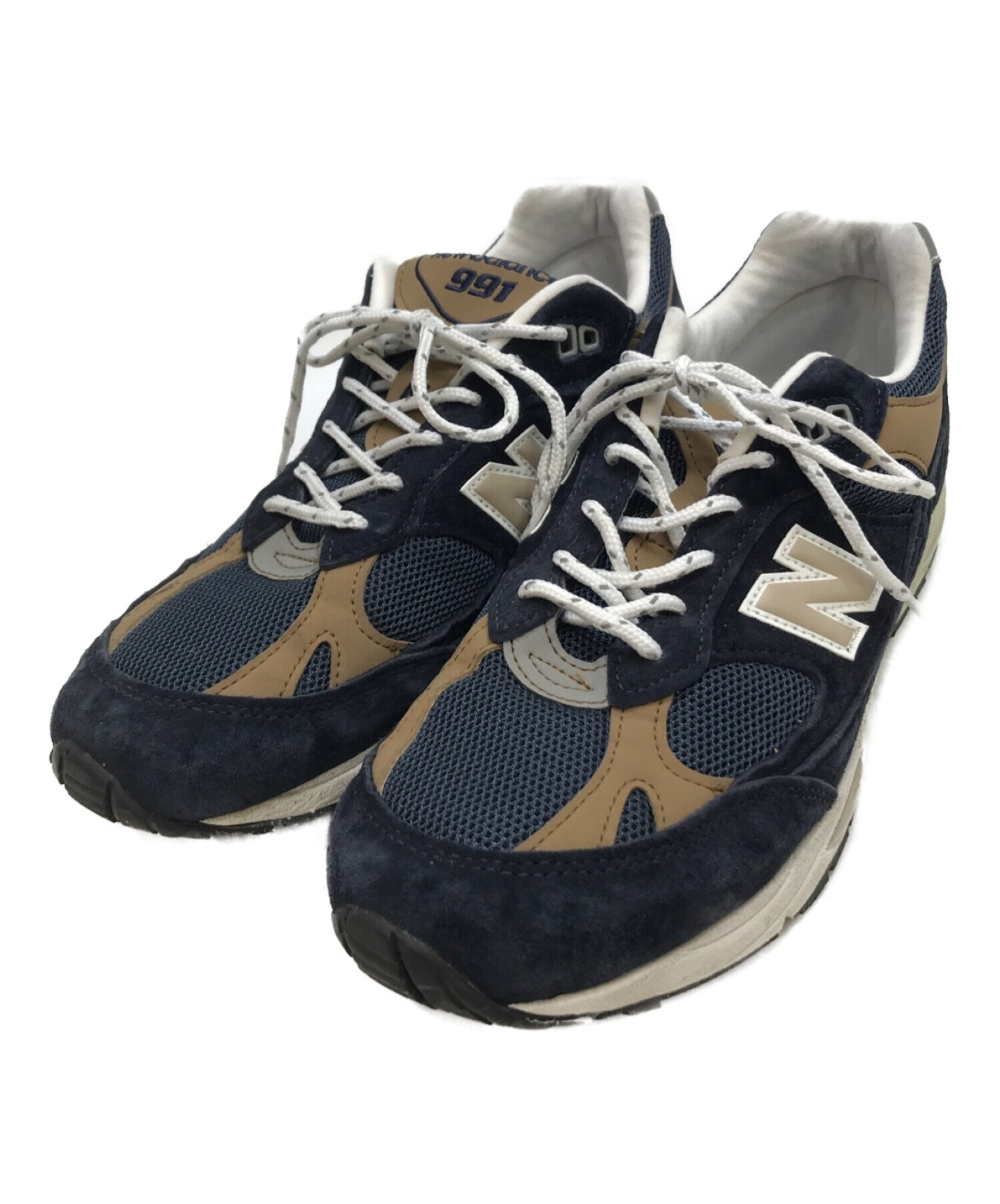 NEW BALANCE (ニューバランス) M991DNB ローカットスニーカー ネイビー サイズ:UK8