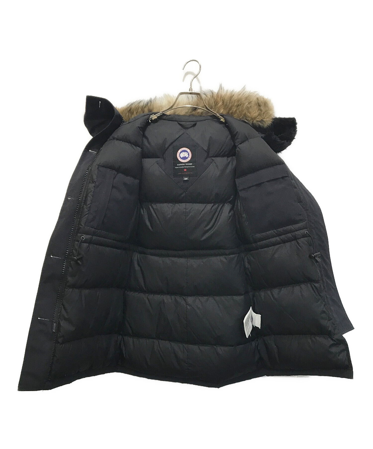 中古・古着通販】CANADA GOOSE (カナダグース) BRONTE PARKA ブラック