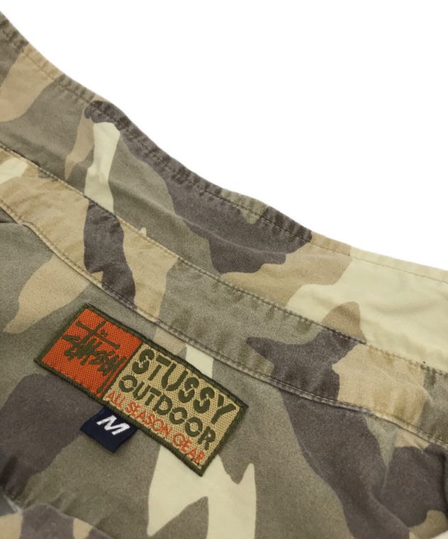 中古・古着通販】stussy (ステューシー) 90's カモフラ柄シャツ カーキ