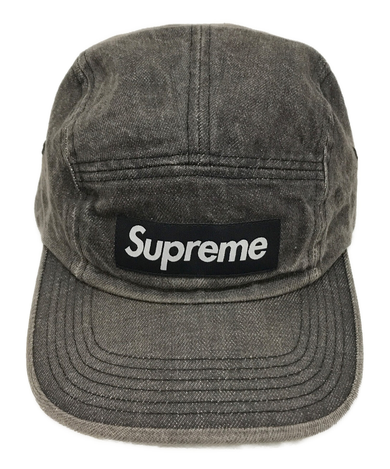 SUPREME (シュプリーム) Denim Camp Cap（デニムキャンプキャップ） グレー