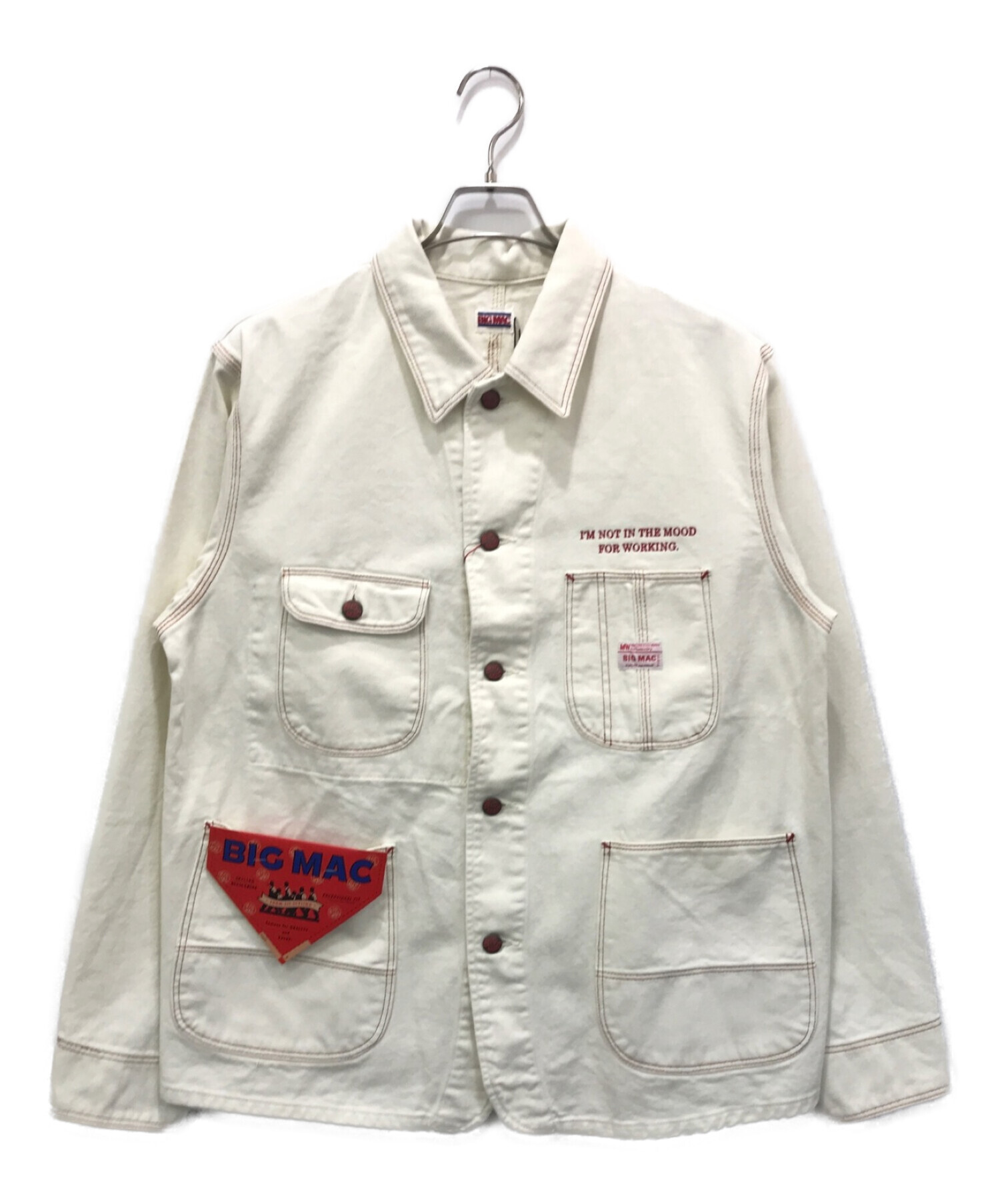 中古・古着通販】BIG MAC (ビッグマック) DENIM COVERALL ホワイト ...