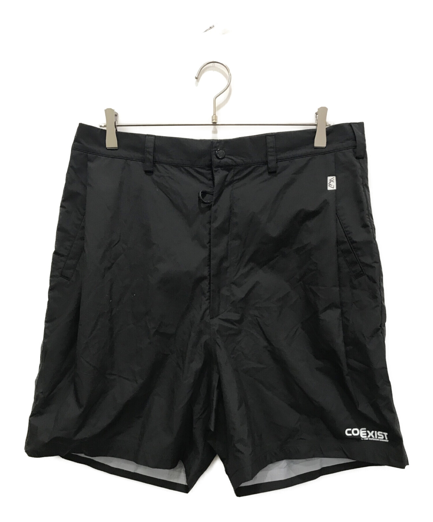 CMF OUTDOOR GARMENT (シーエムエフ アウトドアガーメント) Comp Shorts Coexist ブラック サイズ:XL