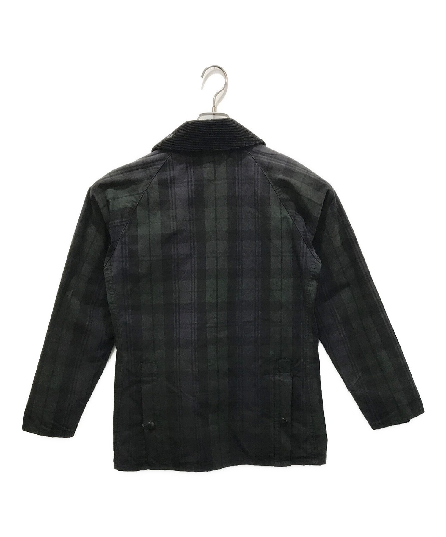 Barbour (バブアー) オイルドジャケット グリーン×ネイビー サイズ:34