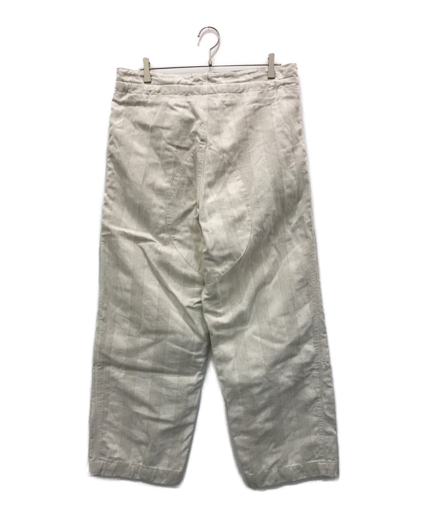 中古・古着通販】SUS SOUS (シュスー) Trousers, MK-1 ホワイト サイズ