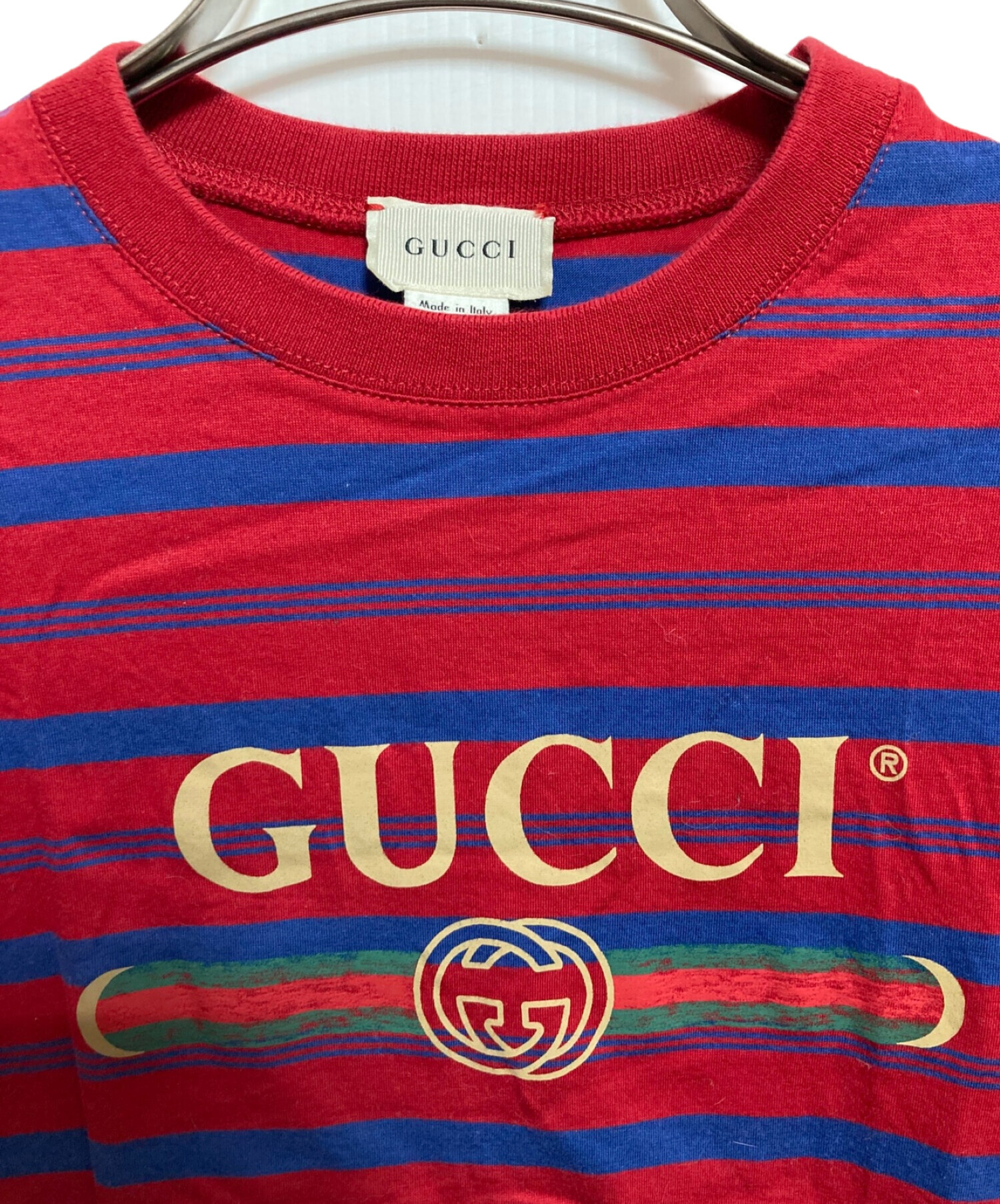 中古・古着通販】GUCCI (グッチ) プリントTシャツ レッド サイズ:10｜ブランド・古着通販 トレファク公式【TREFAC  FASHION】スマホサイト