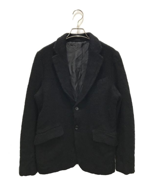 中古・古着通販】COMME des GARCONS HOMME (コムデギャルソン オム) ウール縮絨ジャケット ブラック  サイズ:XS｜ブランド・古着通販 トレファク公式【TREFAC FASHION】スマホサイト