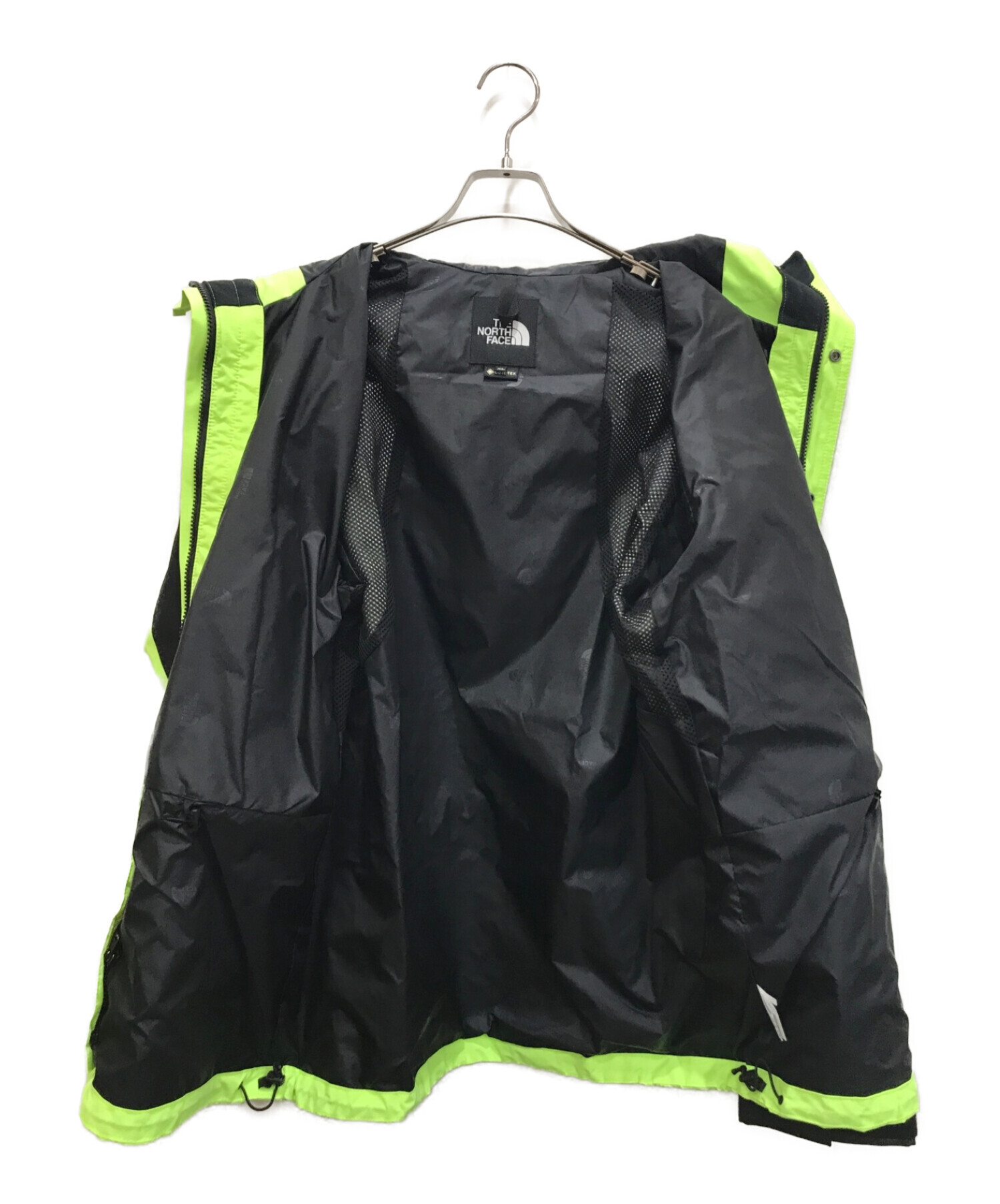 【夏セール】ノースフェイス　マウンテンライトジャケット　XL　セーフティグリーン　蛍光 ジャケット・アウター