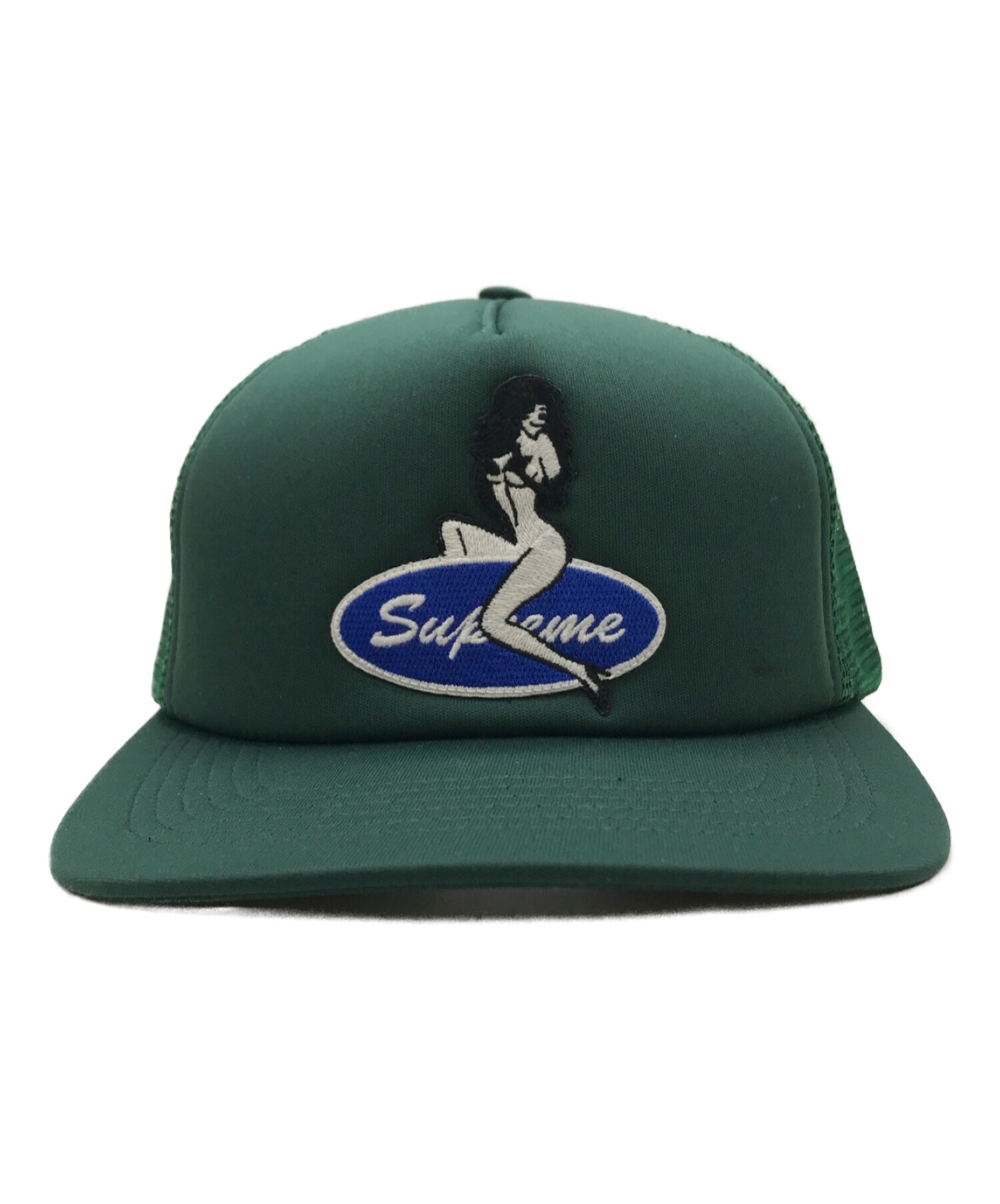 Supreme (シュプリーム) Pin Up Mesh Back 5-Panel グリーン サイズ:58cm