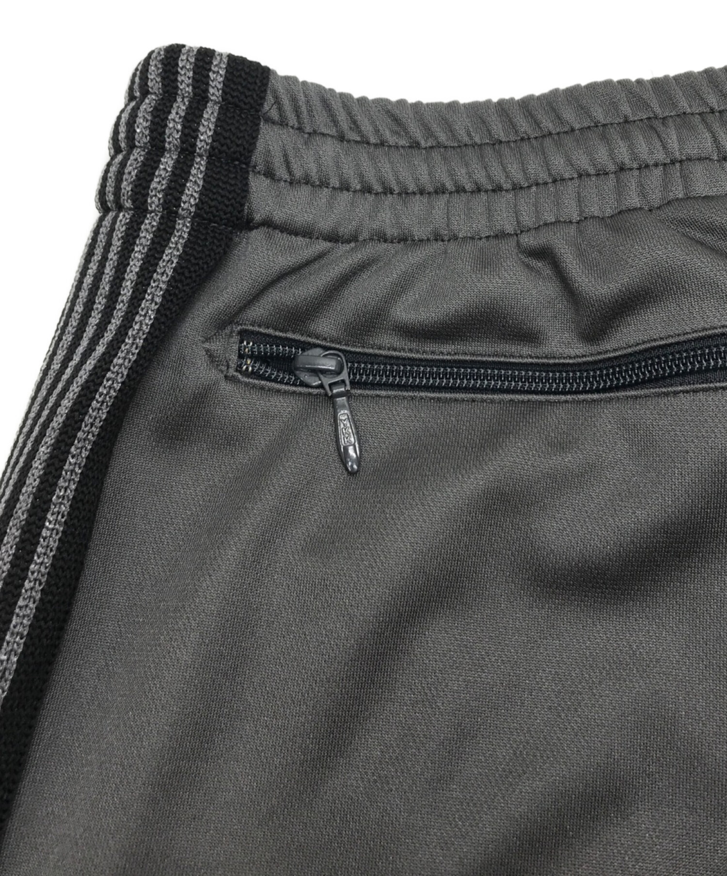 Needles (ニードルズ) 417 by EDIFICE (417 バイ エディフィス) 別注 EX TRACK PANT POLY SMOOTH  グレー サイズ:S