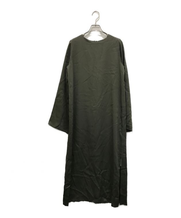 中古・古着通販】CITYSHOP (シティショップ) SATIN LONG DRESS：サテン ロングドレス ワンピース カーキ サイズ:36 未使用品｜ブランド・古着通販  トレファク公式【TREFAC FASHION】スマホサイト