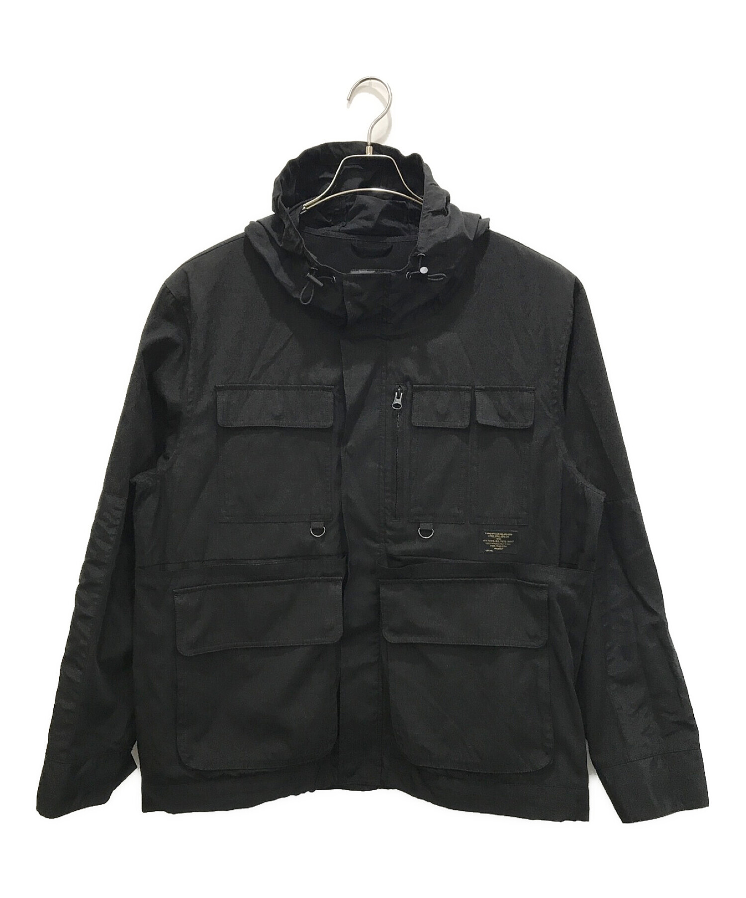 中古・古着通販】FTC (エフティーシー) HOODED CARGO JACKET ブラック