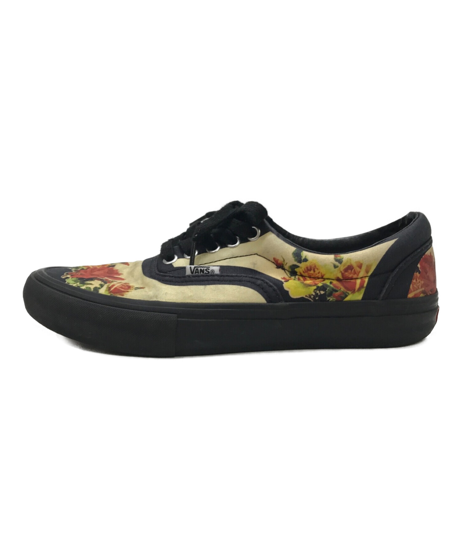 VANS (バンズ) SUPREME (シュプリーム) Jean Paul GAULTIER (ジャンポールゴルチェ) Floral Print  ERA PRO（フラワープリント エラ プロ） ベージュ×ブラック サイズ:26.5cm