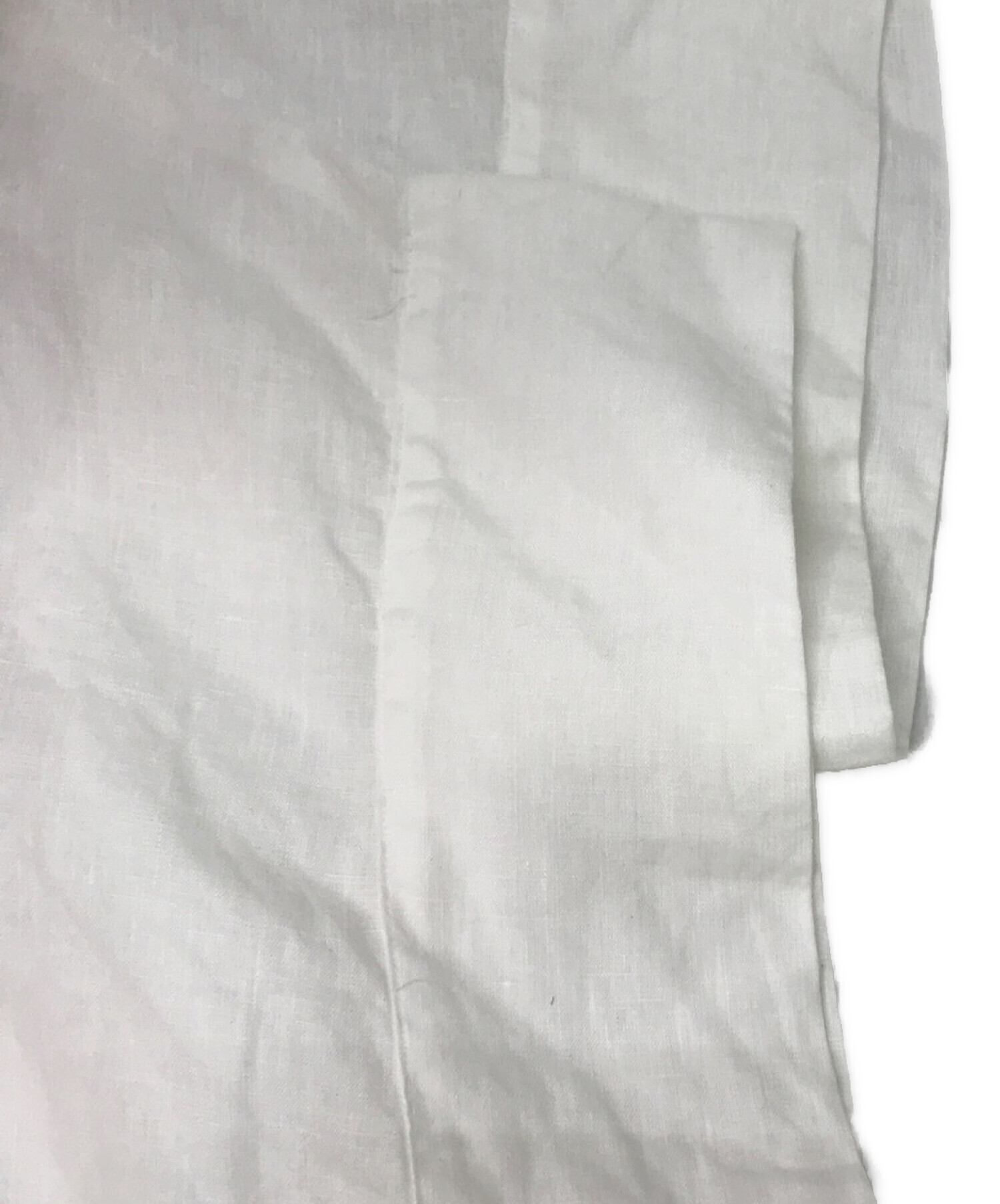 MARGARET HOWELL (マーガレットハウエル) SHIRTING LINEN Ⅲ/リネンカットソー ホワイト サイズ:2