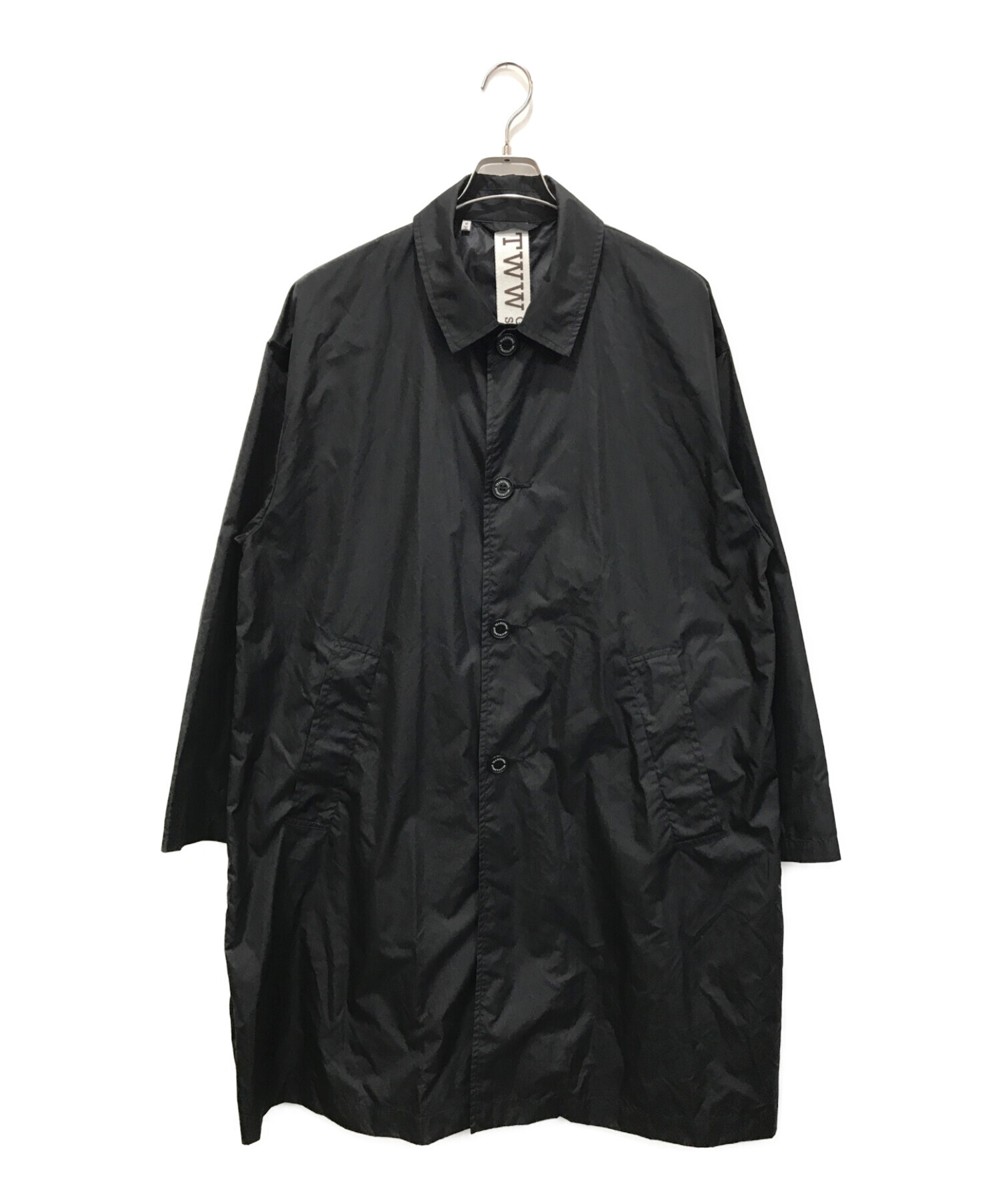 中古・古着通販】Traditional Weatherwear (トラディショナルウェザーウェア) ナイロンコート ブラック  サイズ:38｜ブランド・古着通販 トレファク公式【TREFAC FASHION】スマホサイト