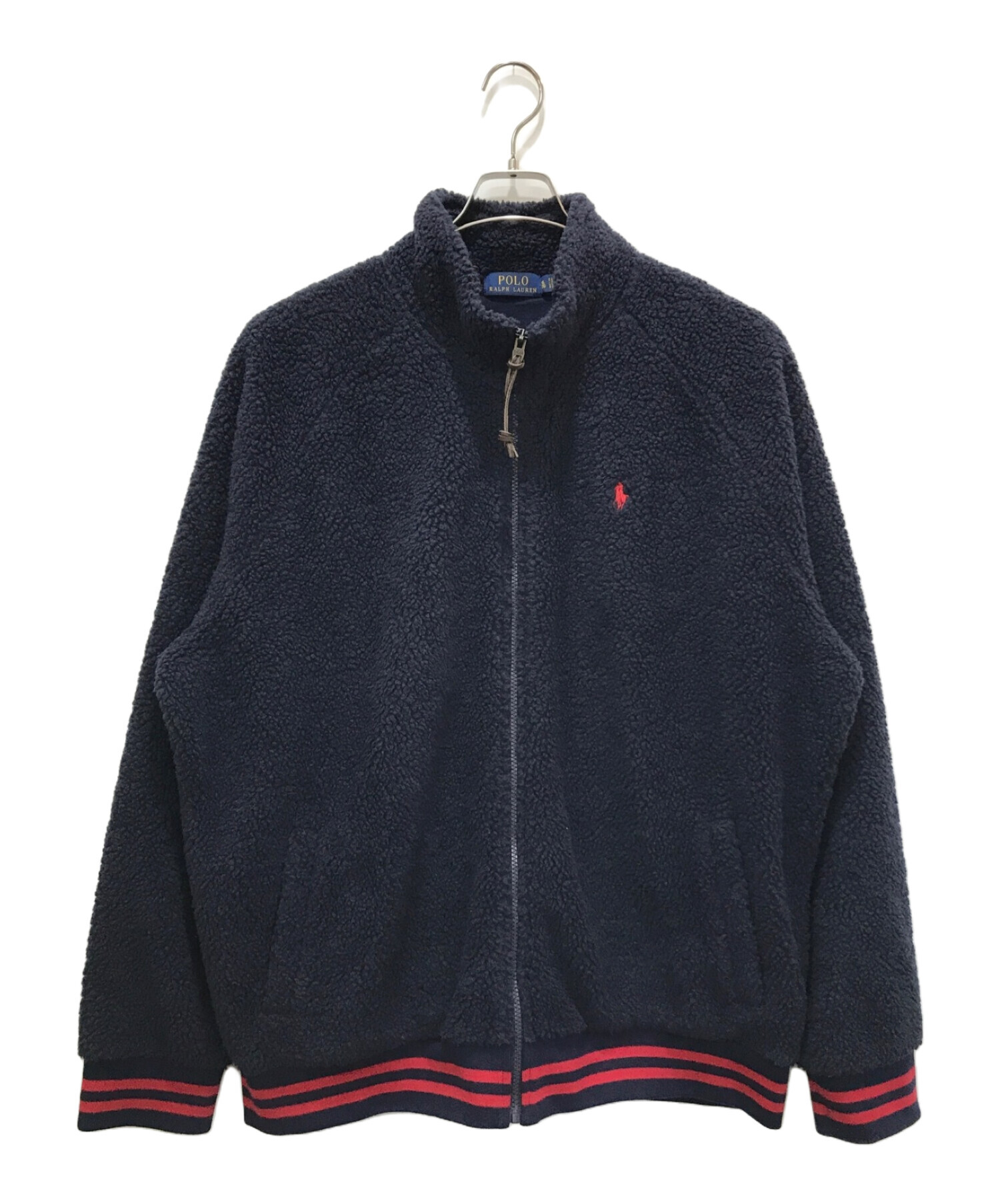 POLO RALPH LAUREN (ポロ・ラルフローレン) ボアジャケット ネイビー サイズ:XL