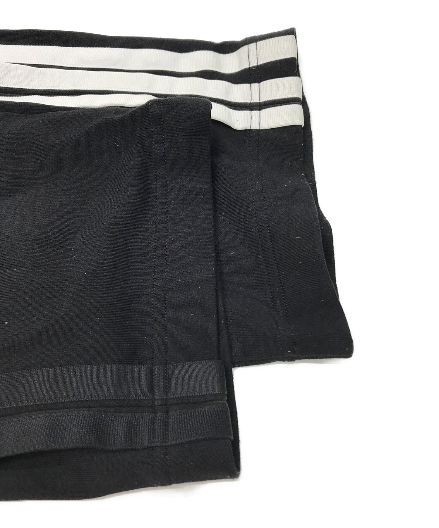 Y-3 (ワイスリー) adidas (アディダス) YOHJI YAMAMOTO (ヨウジヤマモト) 3-Stripes Selvedge Wide  Pants ブラック サイズ:M