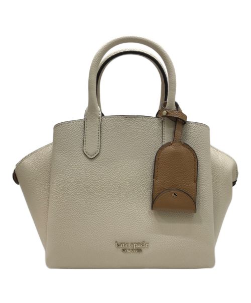 【中古・古着通販】Kate Spade (ケイトスペード) アベニュー ミニ サッチェルバッグ 2WAYハンドバッグ ベージュ｜ブランド・古着通販  トレファク公式【TREFAC FASHION】スマホサイト