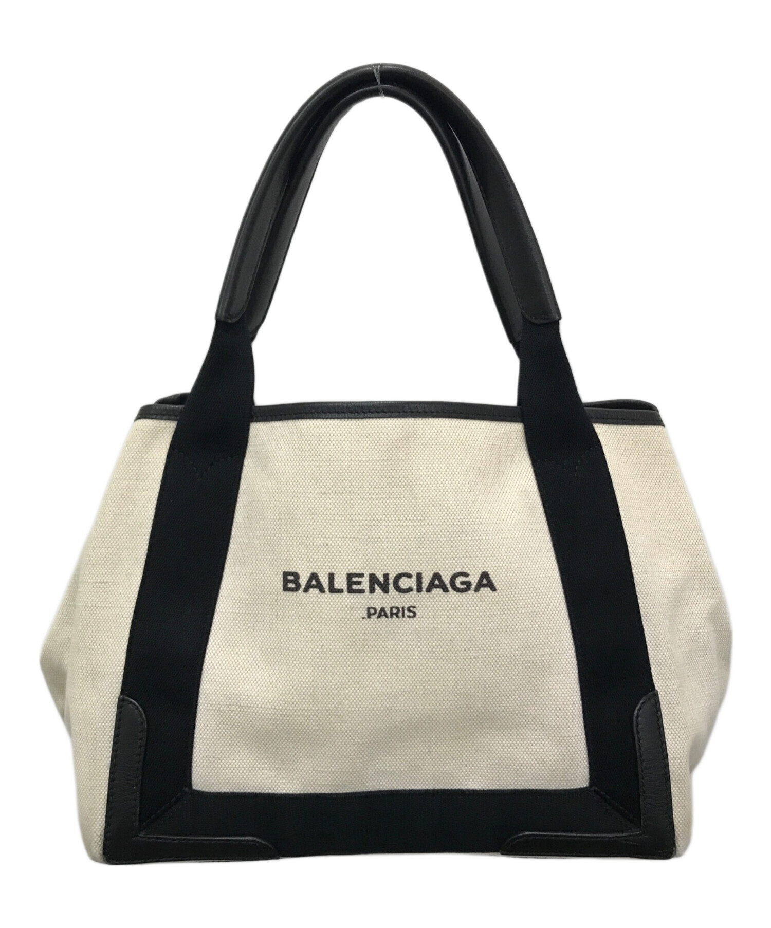 中古・古着通販】BALENCIAGA (バレンシアガ) ネイビー カバス S キャンバストートバッグ ベージュ｜ブランド・古着通販  トレファク公式【TREFAC FASHION】スマホサイト