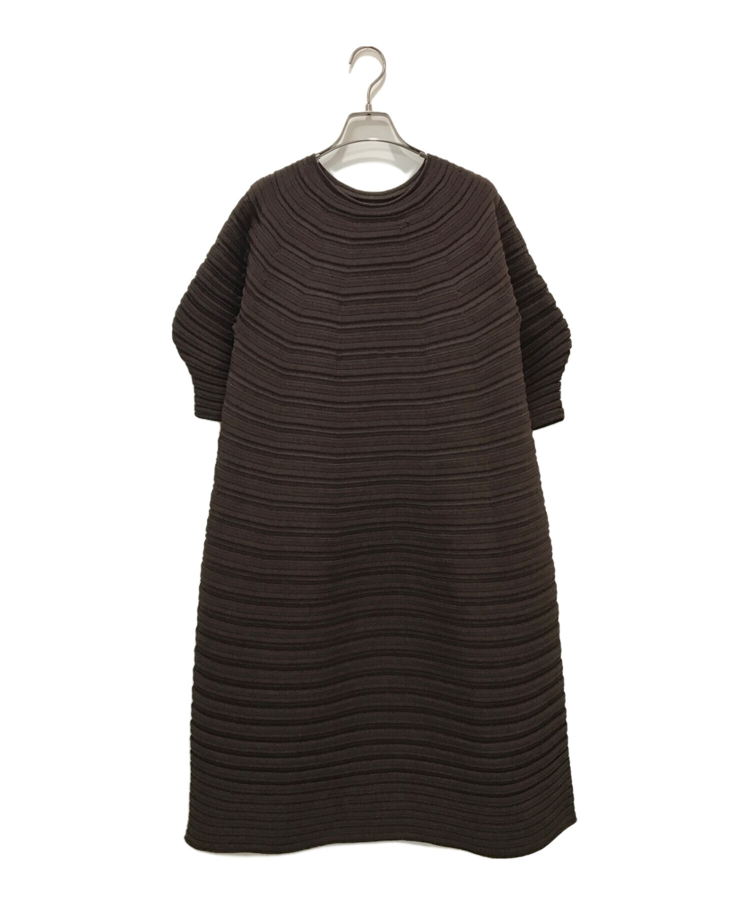 中古・古着通販】PLEATS PLEASE ISSEY MIYAKE (プリーツプリーズ イッセイミヤケ) MUSHROOM KNITワンピース  ブラウン サイズ:不明｜ブランド・古着通販 トレファク公式【TREFAC FASHION】スマホサイト