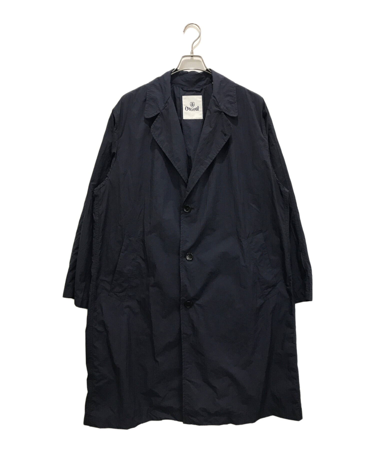 中古・古着通販】ORCIVAL (オーチバル) LIGHT NYLON WASHER バルマカーン コート ネイビー サイズ:5｜ブランド・古着通販  トレファク公式【TREFAC FASHION】スマホサイト