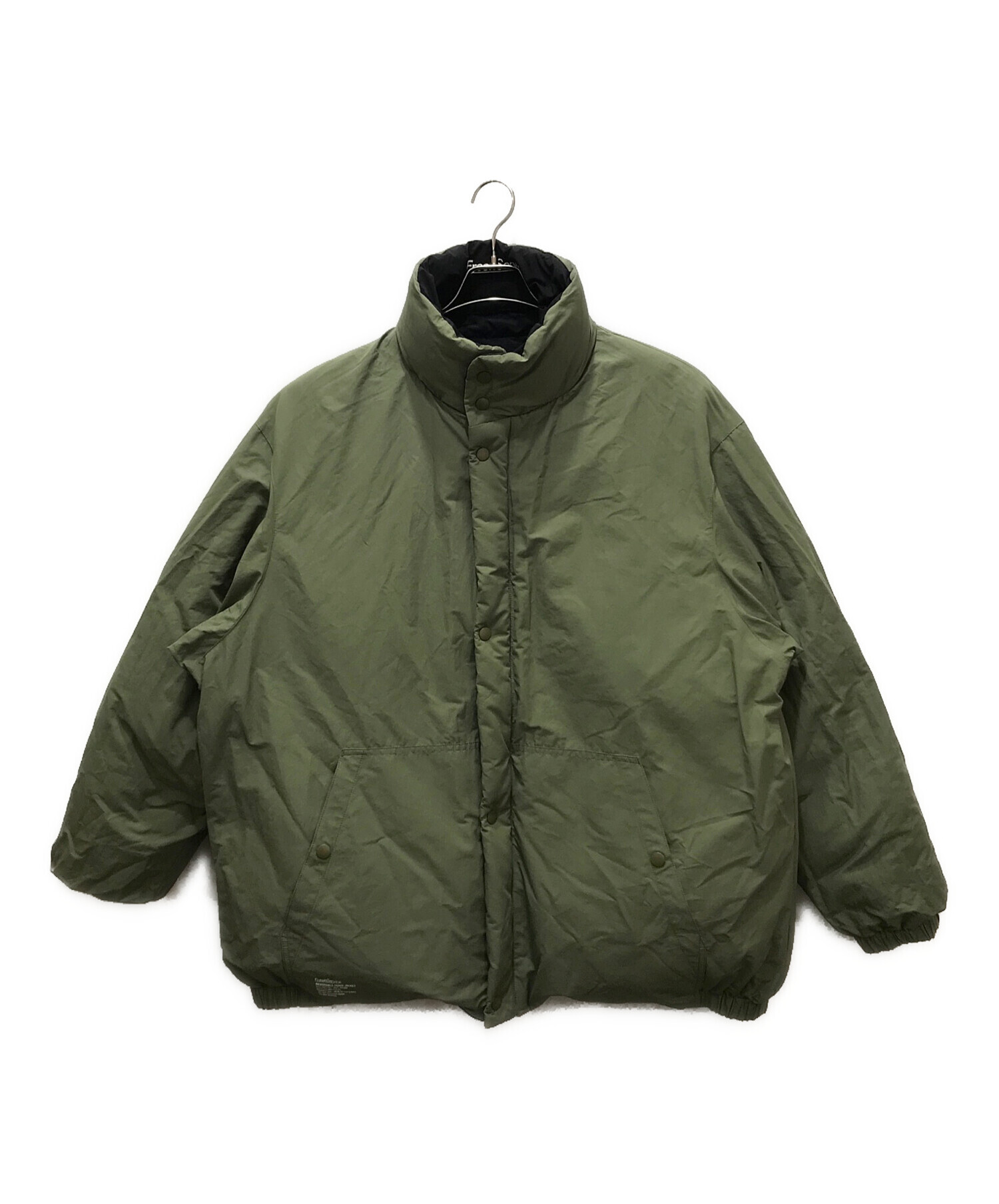 中古・古着通販】FreshService (フレッシュサービス) REVERSIBLE DOWN JACKET ブラック×カーキ サイズ:L｜ブランド・古着通販  トレファク公式【TREFAC FASHION】スマホサイト