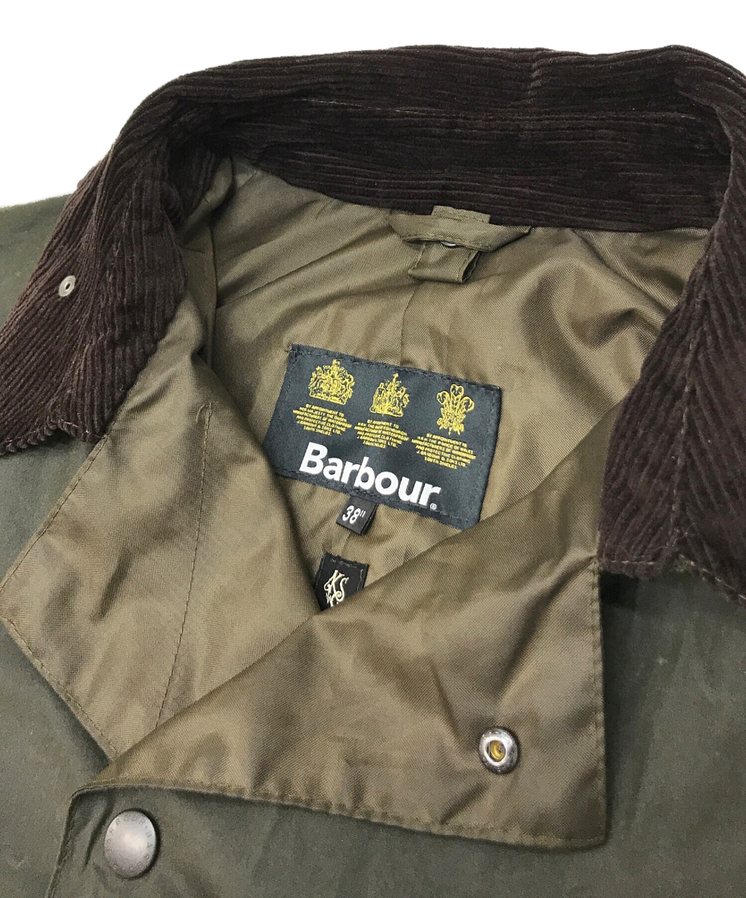 中古・古着通販】Barbour (バブアー) KAPTAIN SUNSHINE (キャプテンサンシャイン) Stand collar  Traveller coat カーキ サイズ:38｜ブランド・古着通販 トレファク公式【TREFAC FASHION】スマホサイト