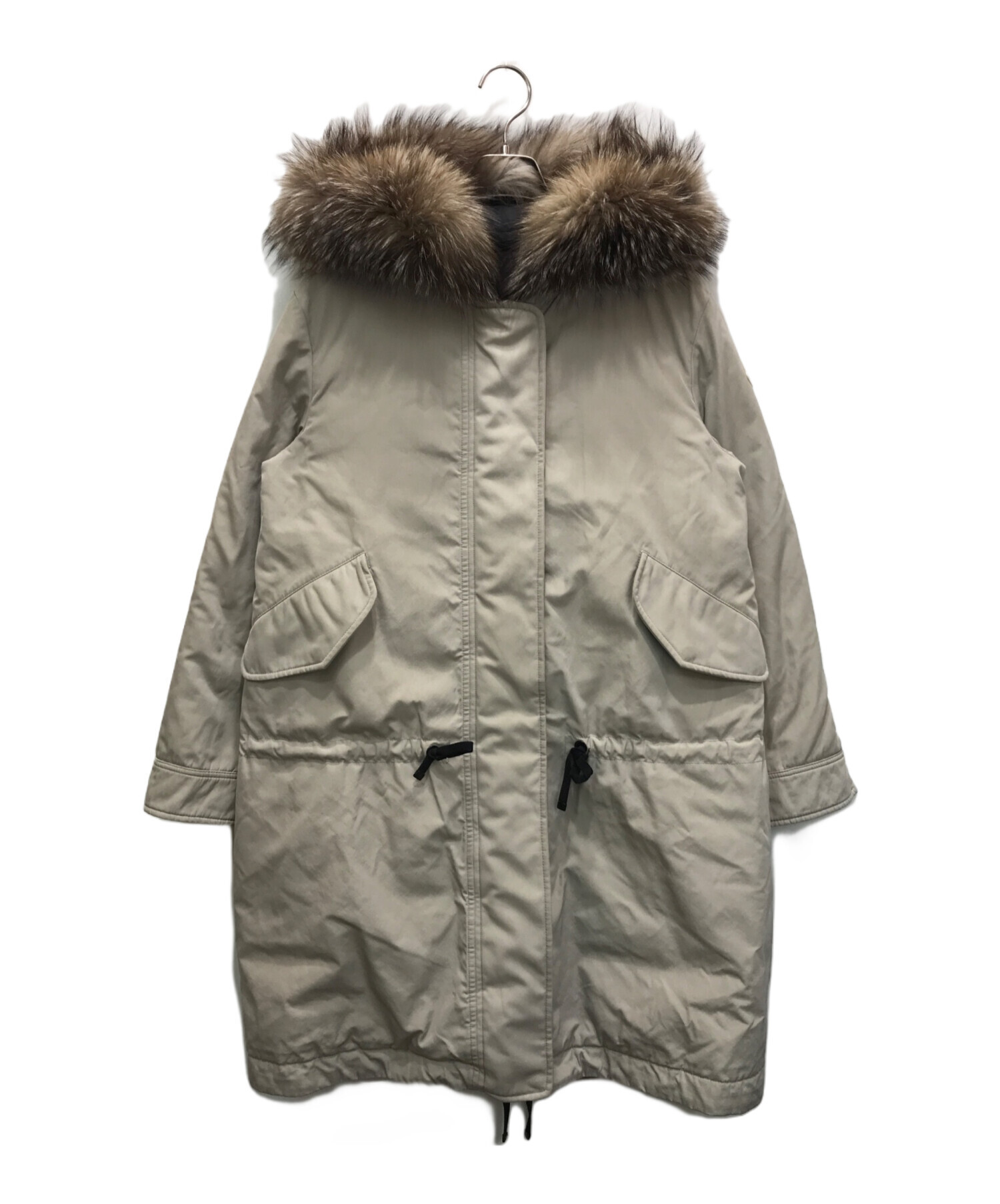 中古・古着通販】MONCLER (モンクレール) VERONIKA/ダウンコート ベージュ サイズ:1｜ブランド・古着通販  トレファク公式【TREFAC FASHION】スマホサイト