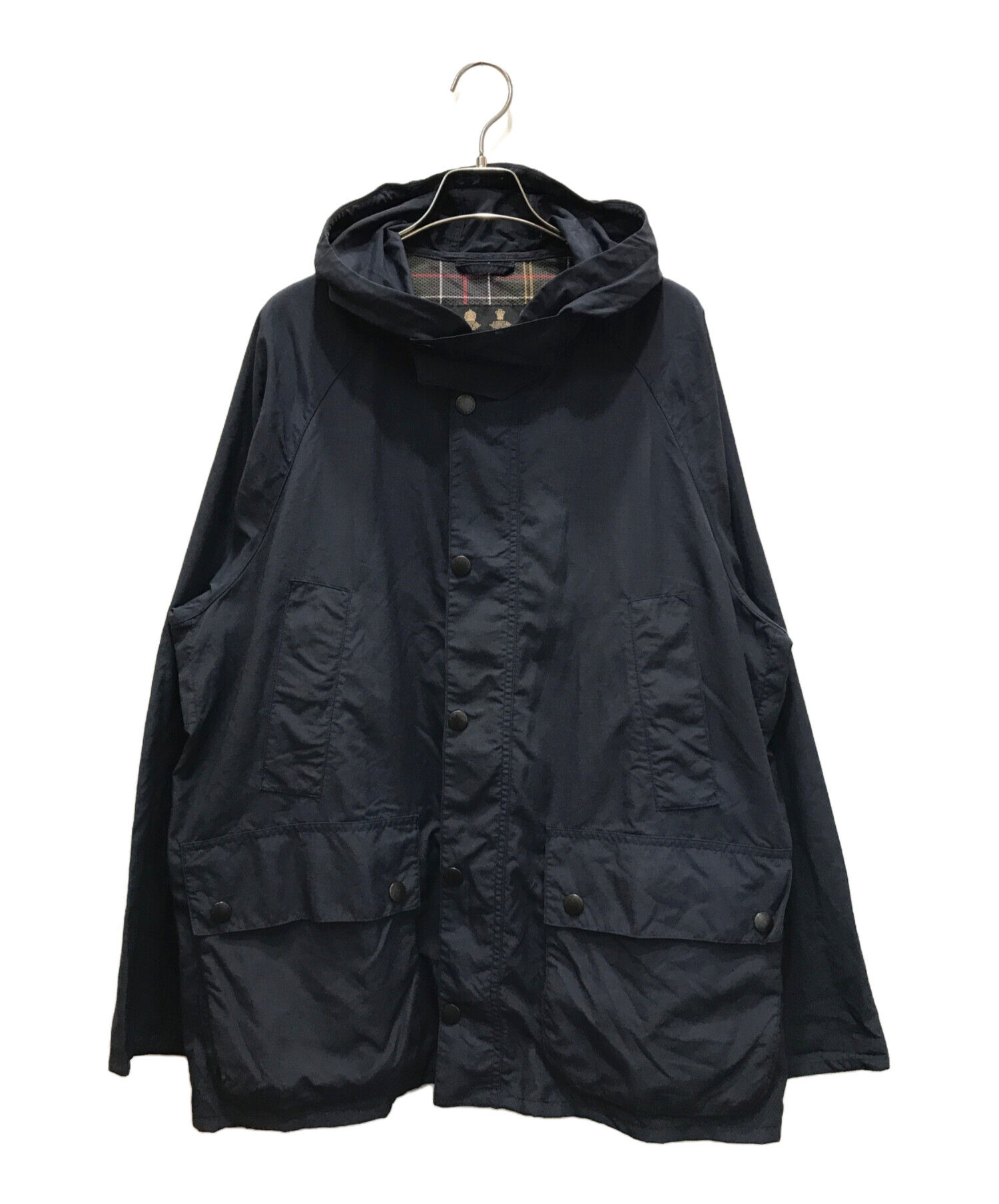 中古・古着通販】Barbour (バブアー) BEDALE ナイロン フード ブルゾン（オーバーサイズフィット） ネイビー  サイズ:40｜ブランド・古着通販 トレファク公式【TREFAC FASHION】スマホサイト