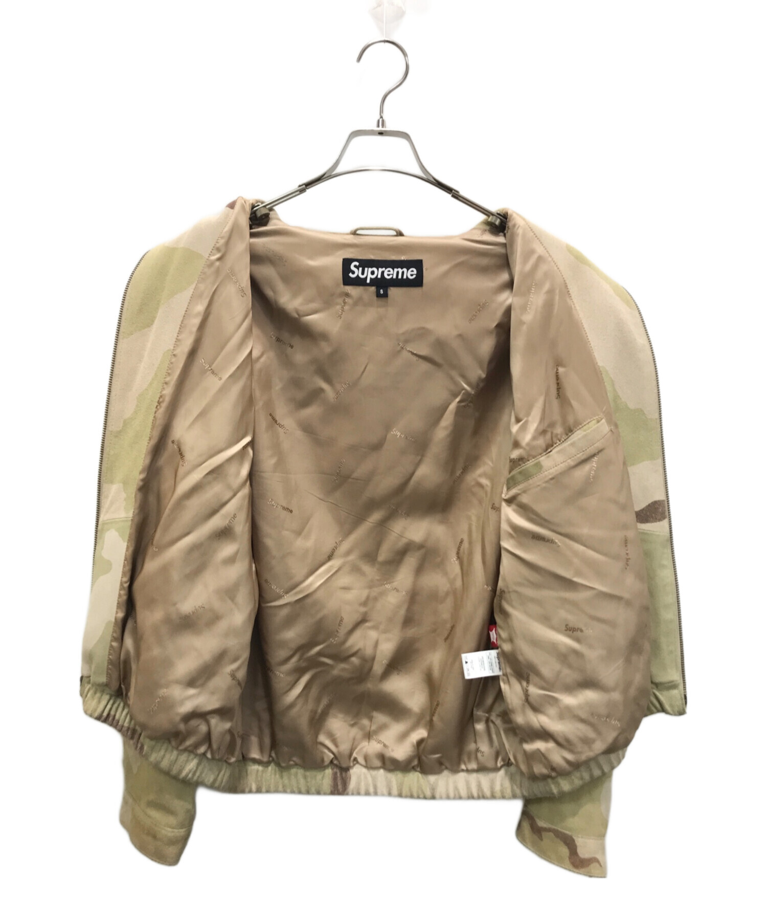 SUPREME (シュプリーム) Suede Harrington Jacket ベージュ サイズ:S