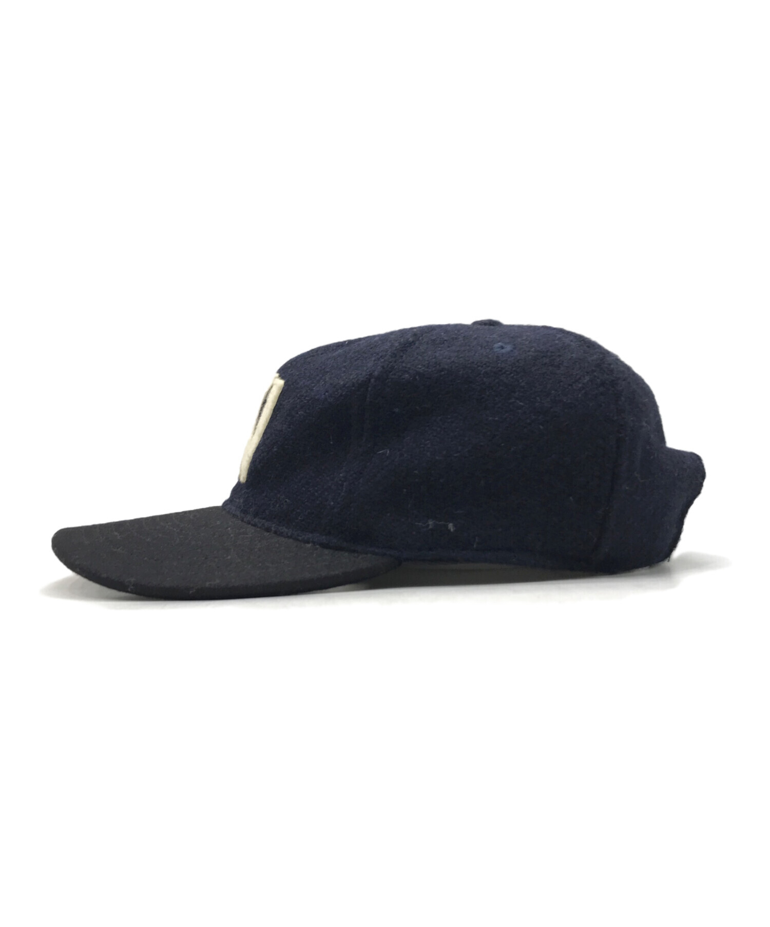 中古・古着通販】J.CREW (ジェイクルー) EBBETS FIELD FLANNELS (エベッツフィールドフランネルズ) キャップ ブラック  サイズ:不明（実寸参照）｜ブランド・古着通販 トレファク公式【TREFAC FASHION】スマホサイト