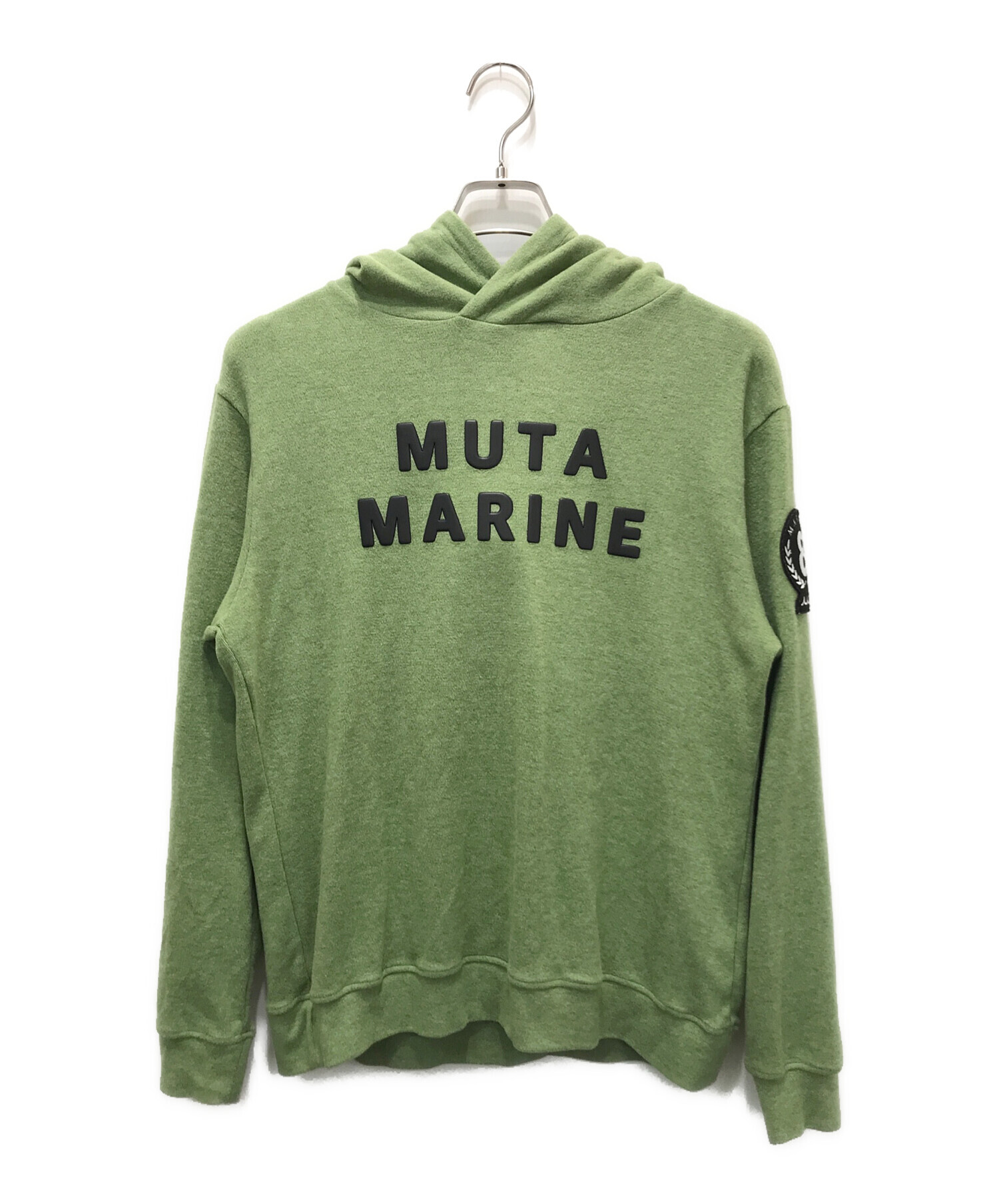 中古・古着通販】muta MARINE (ムータマリン) ライトニット プルオーバーパーカー グリーン サイズ:5｜ブランド・古着通販  トレファク公式【TREFAC FASHION】スマホサイト