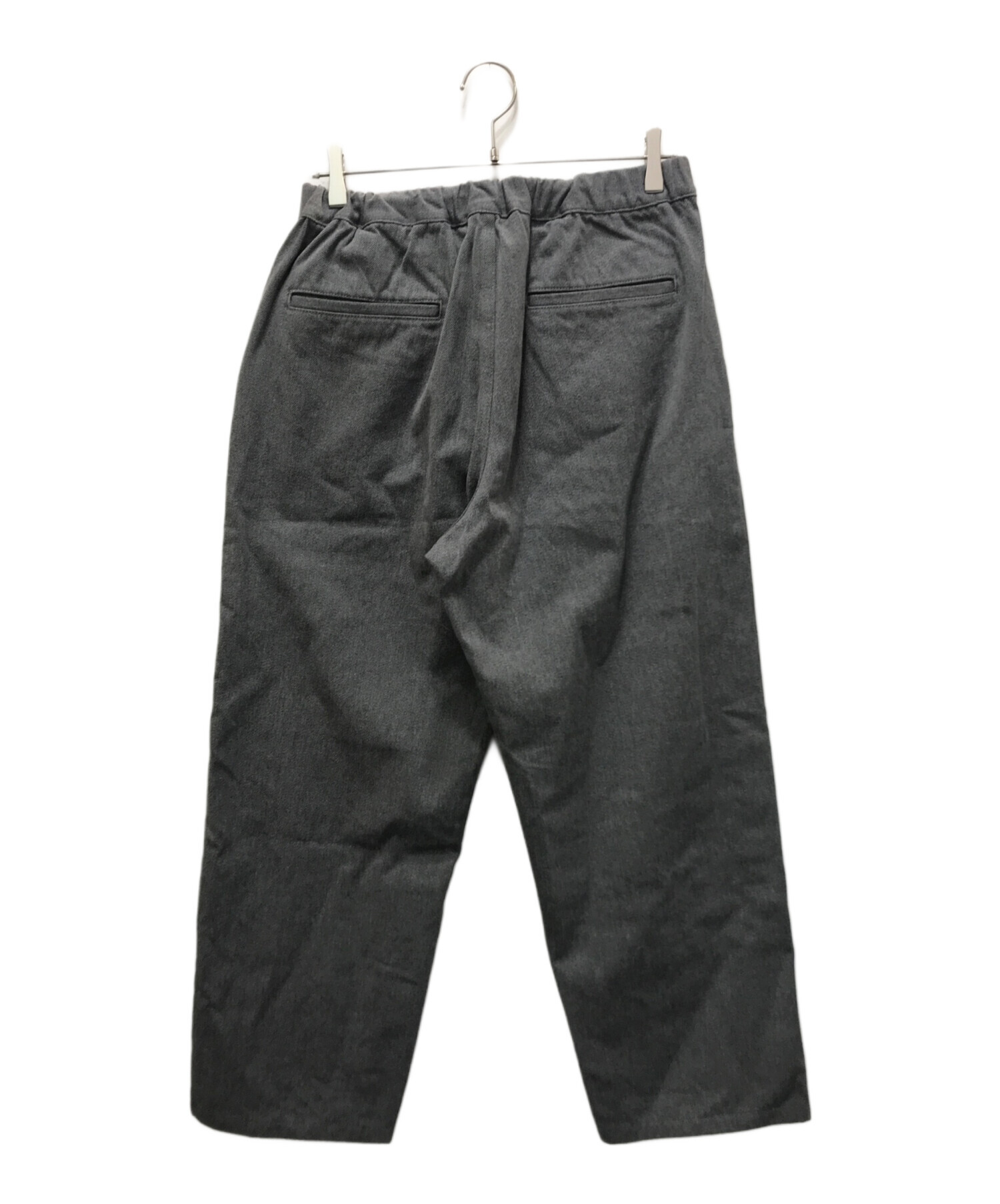 中古・古着通販】Graphpaper (グラフペーパー) COLORFAST DENIM BAGGY CHEF PANTS グレー  サイズ:FREE｜ブランド・古着通販 トレファク公式【TREFAC FASHION】スマホサイト